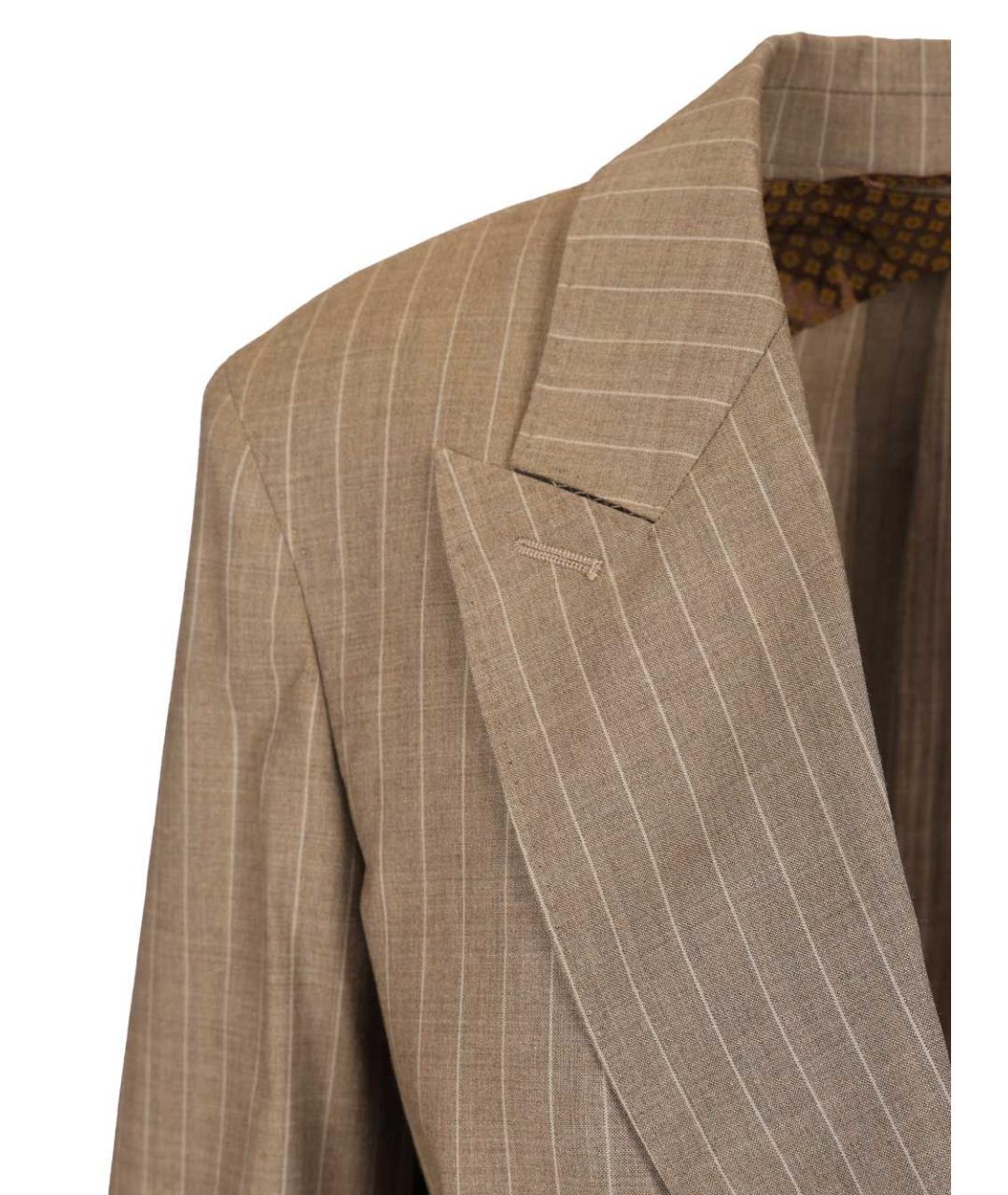 MAX MARA Коричневый шерстяной жакет/пиджак, фото 4