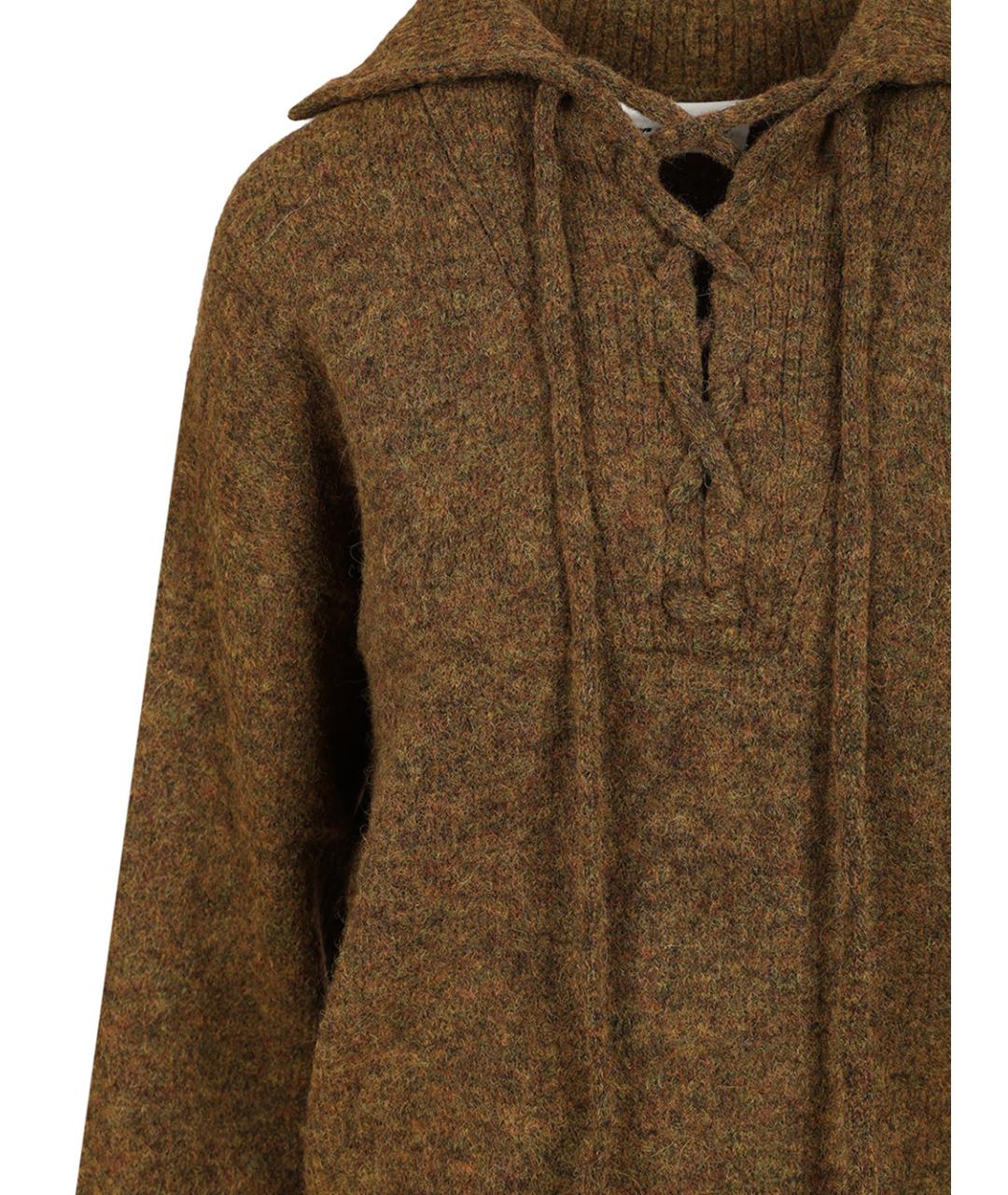 ISABEL MARANT ETOILE Коричневый шерстяной джемпер / свитер, фото 4