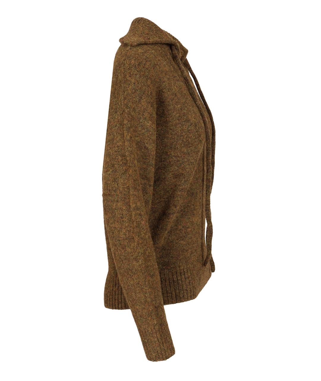 ISABEL MARANT ETOILE Коричневый шерстяной джемпер / свитер, фото 3