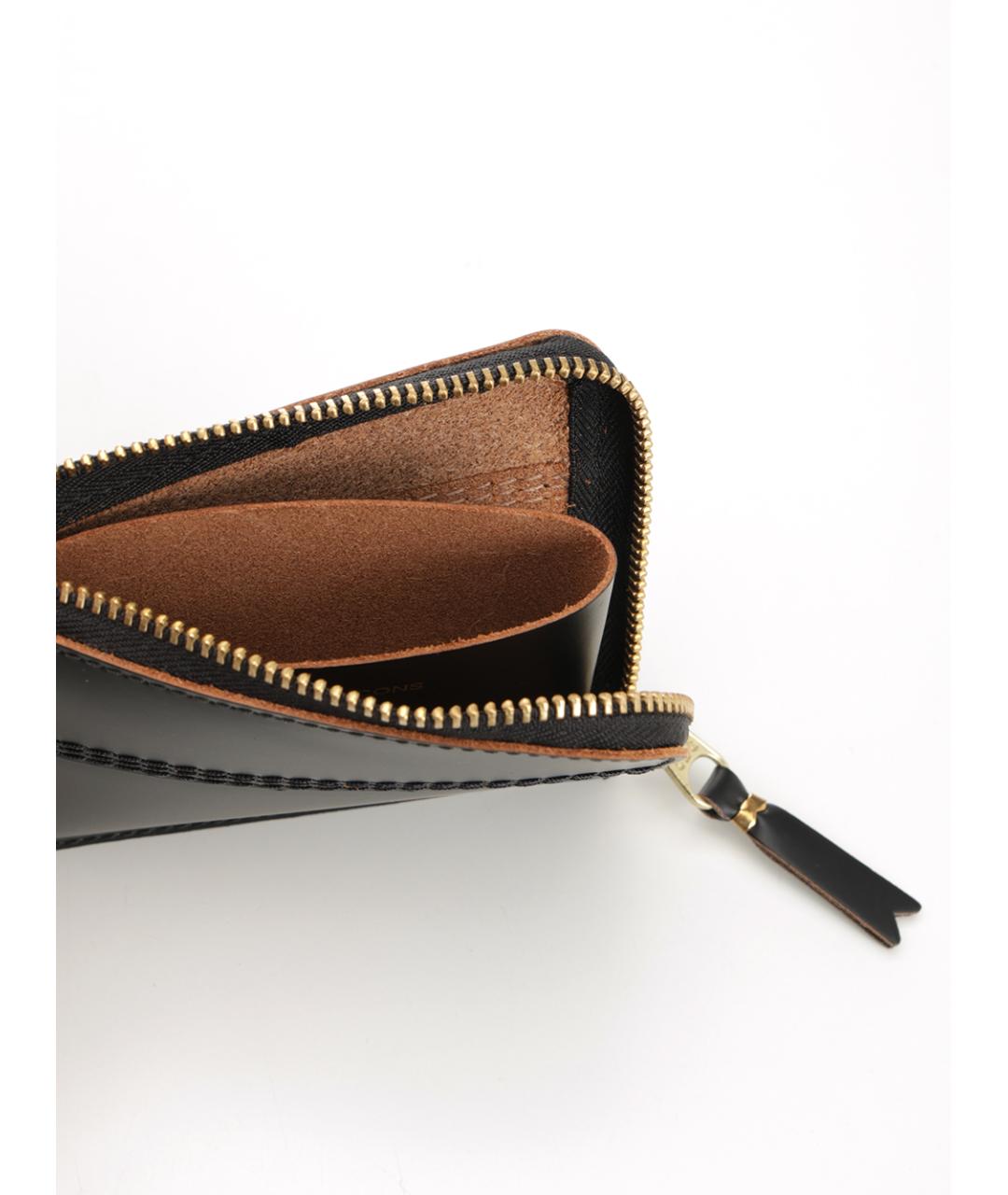 COMME DES GARÇONS WALLET Черный кожаный кошелек, фото 4
