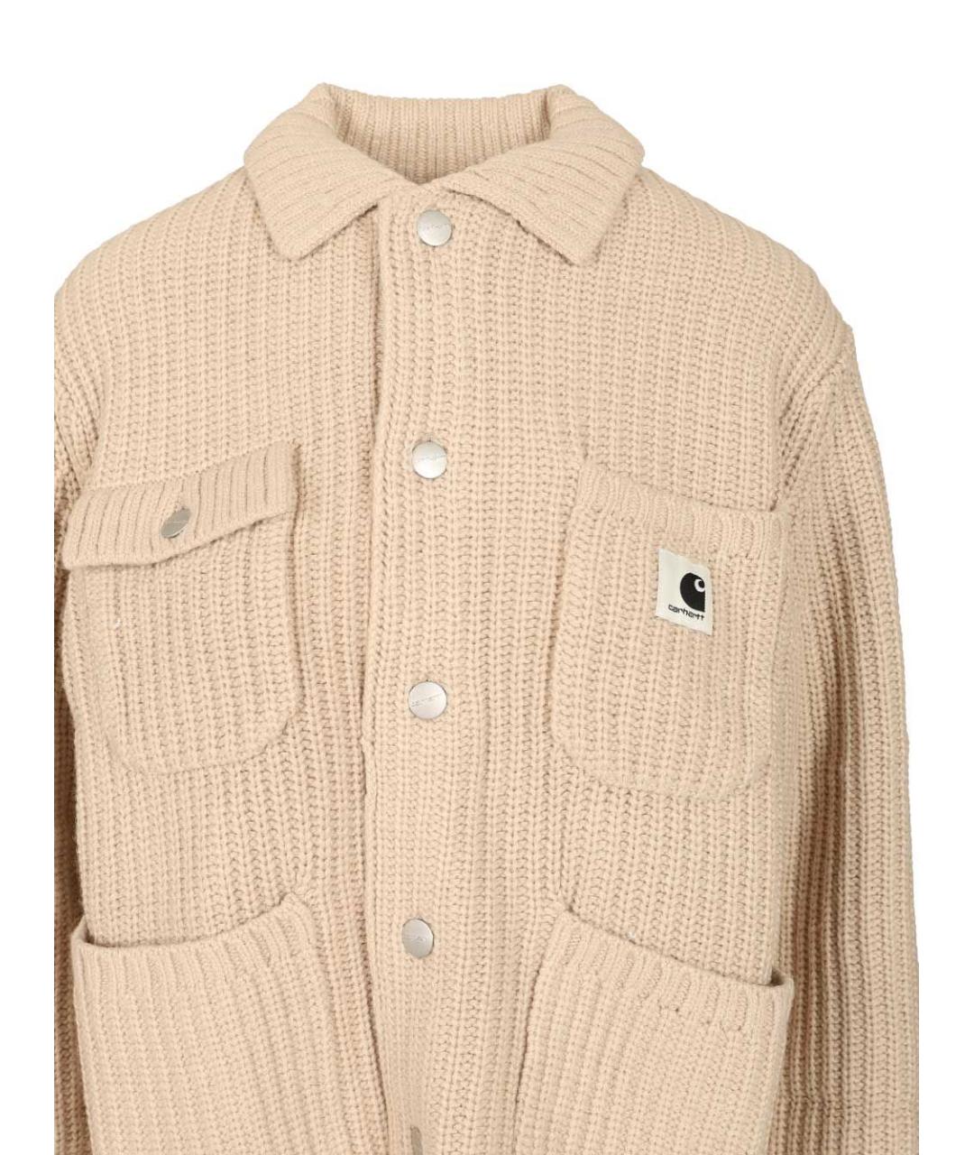 CARHARTT WIP Бежевый кардиган, фото 4