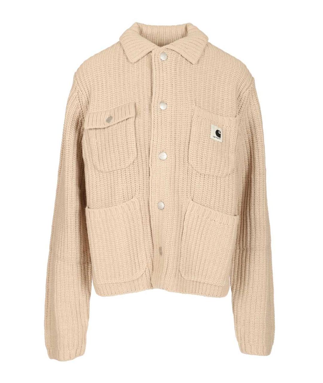 CARHARTT WIP Бежевый кардиган, фото 1
