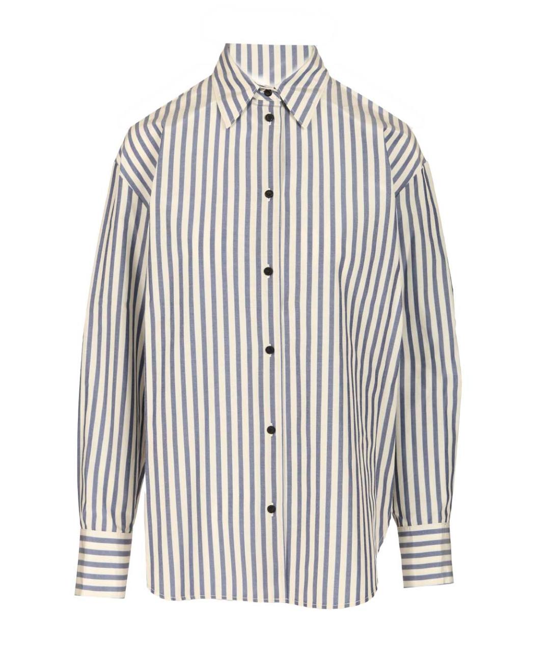 FORTE FORTE Синяя хлопковая блузы, фото 1