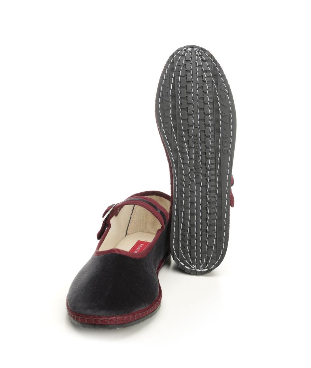 VIBI Бордовые текстильные балетки, фото 6