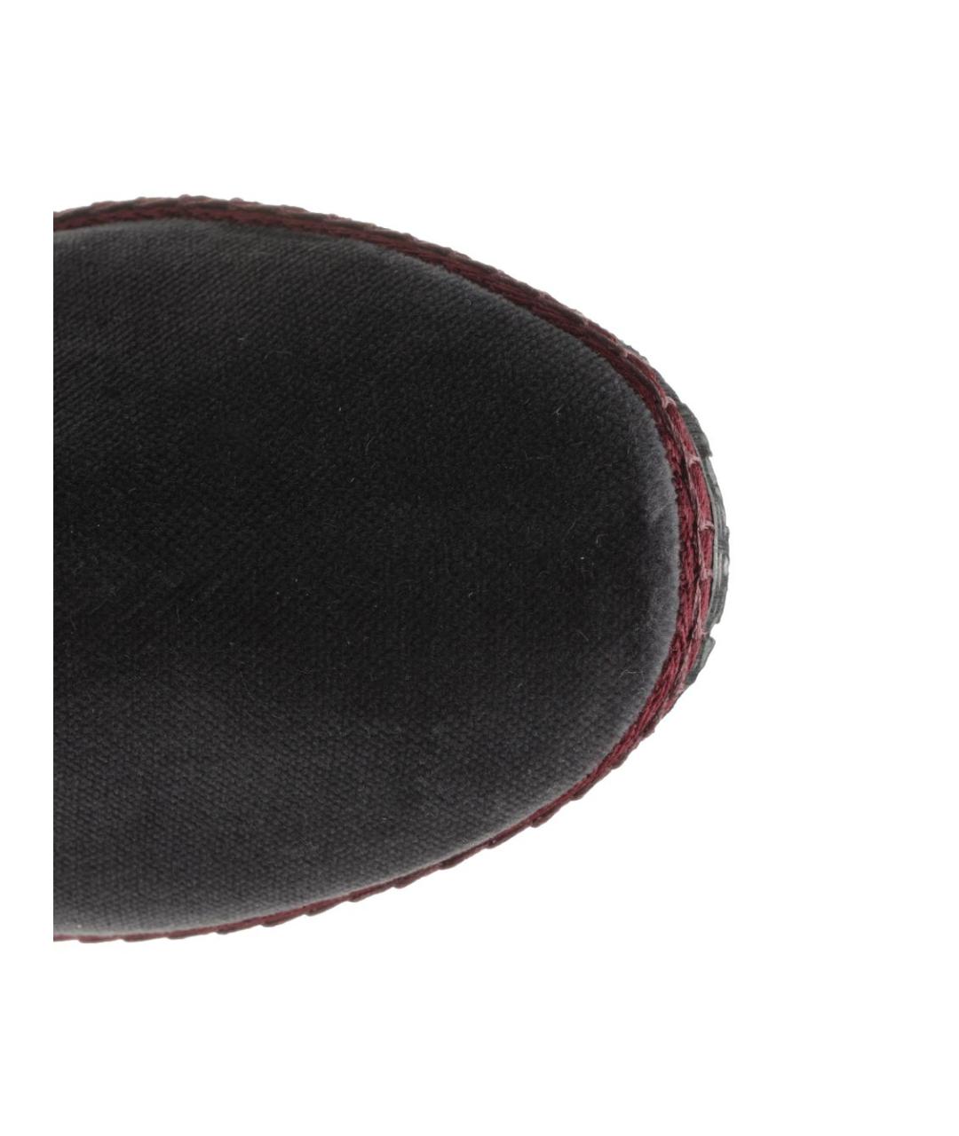 VIBI Бордовые текстильные балетки, фото 4