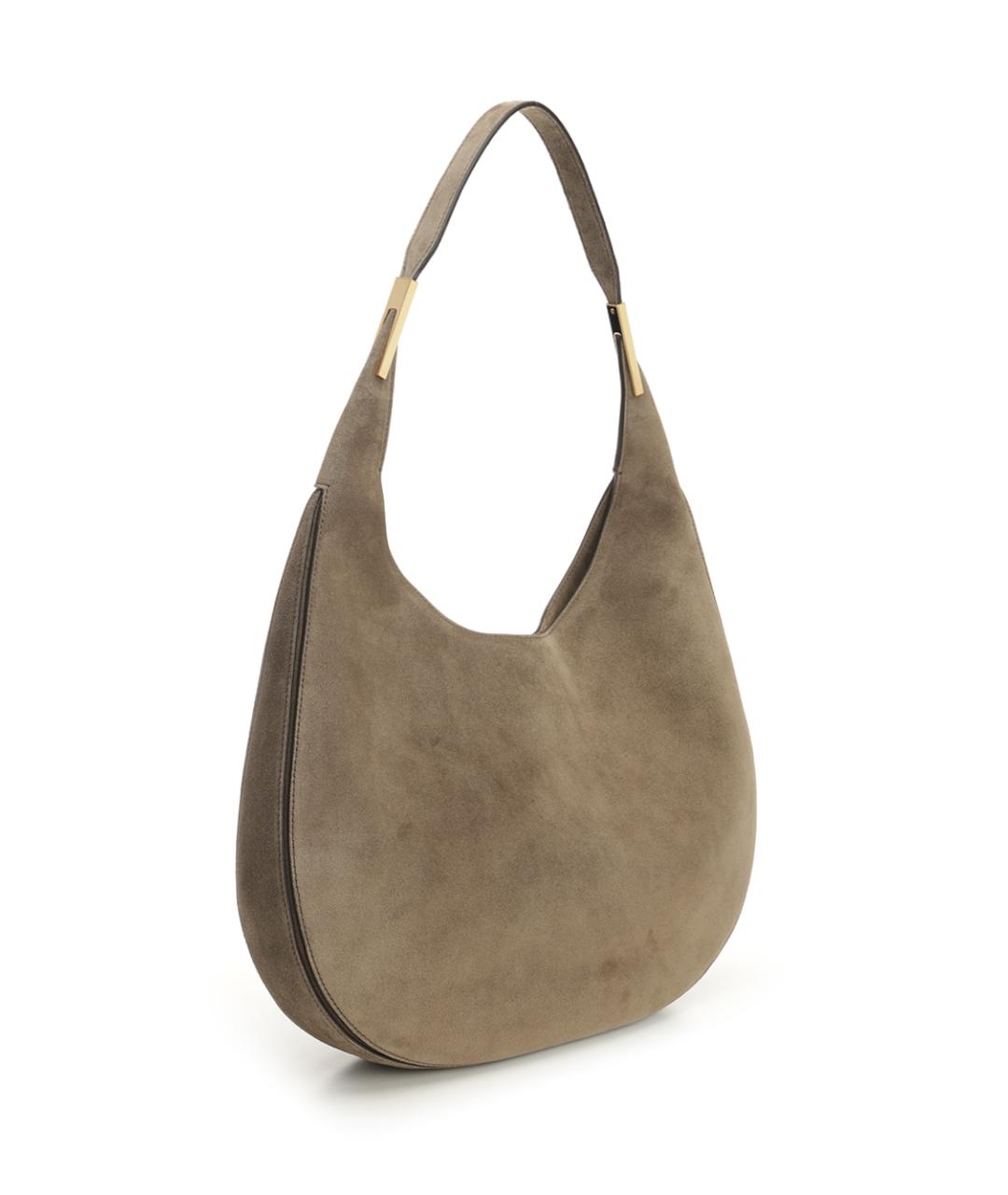 Savette Коричневая замшевая сумка через плечо, фото 2