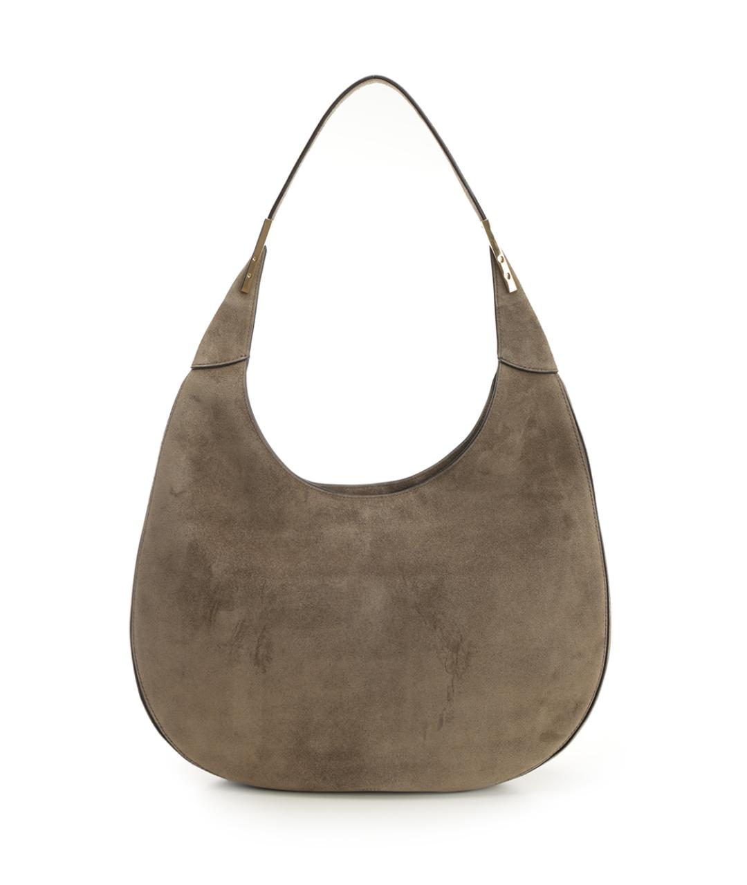 Savette Коричневая замшевая сумка через плечо, фото 3