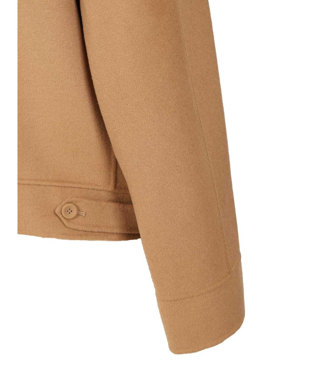 MAX MARA STUDIO Бежевая шерстяная куртка, фото 5