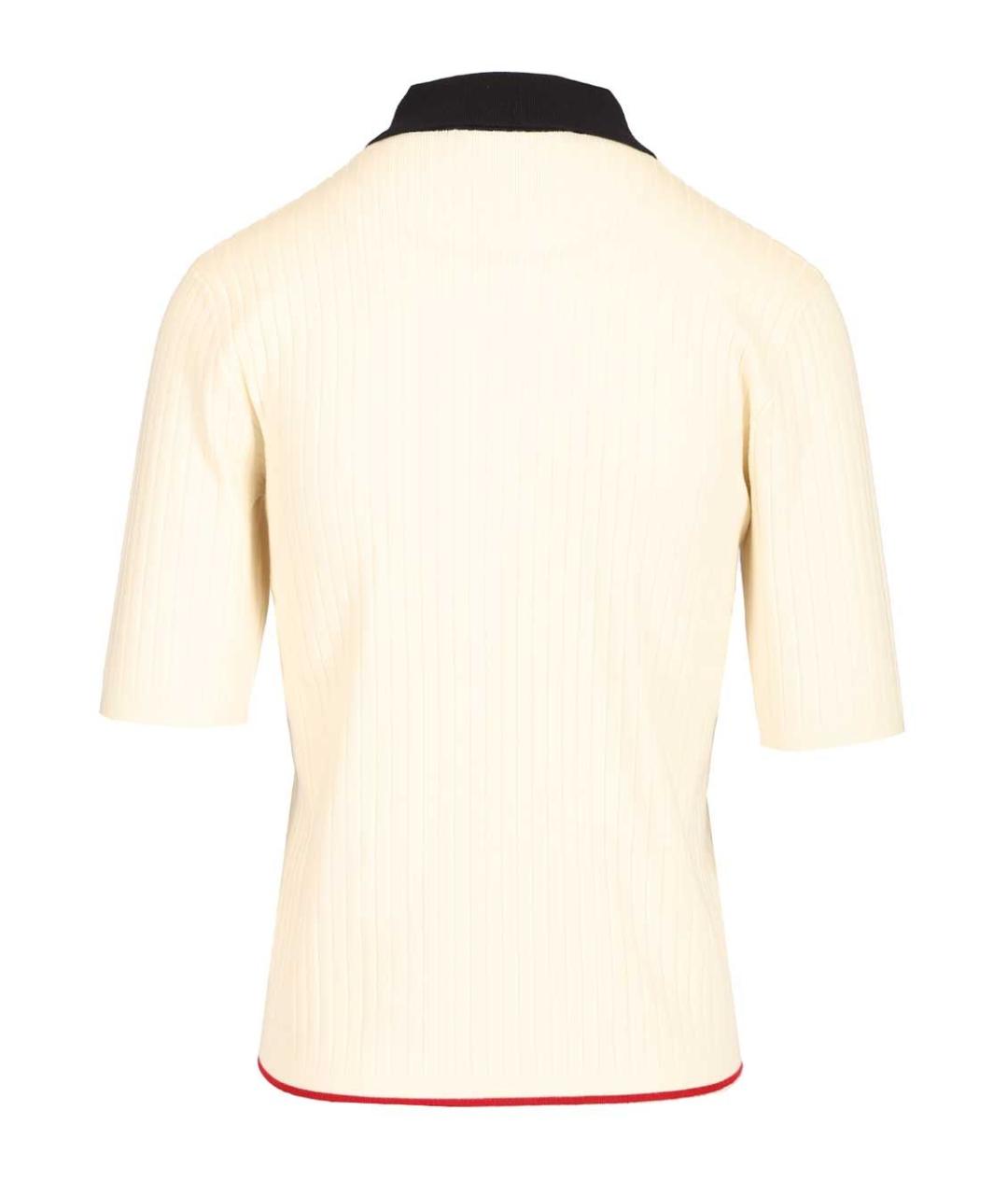 MAX MARA STUDIO Белая вискозная футболка, фото 2