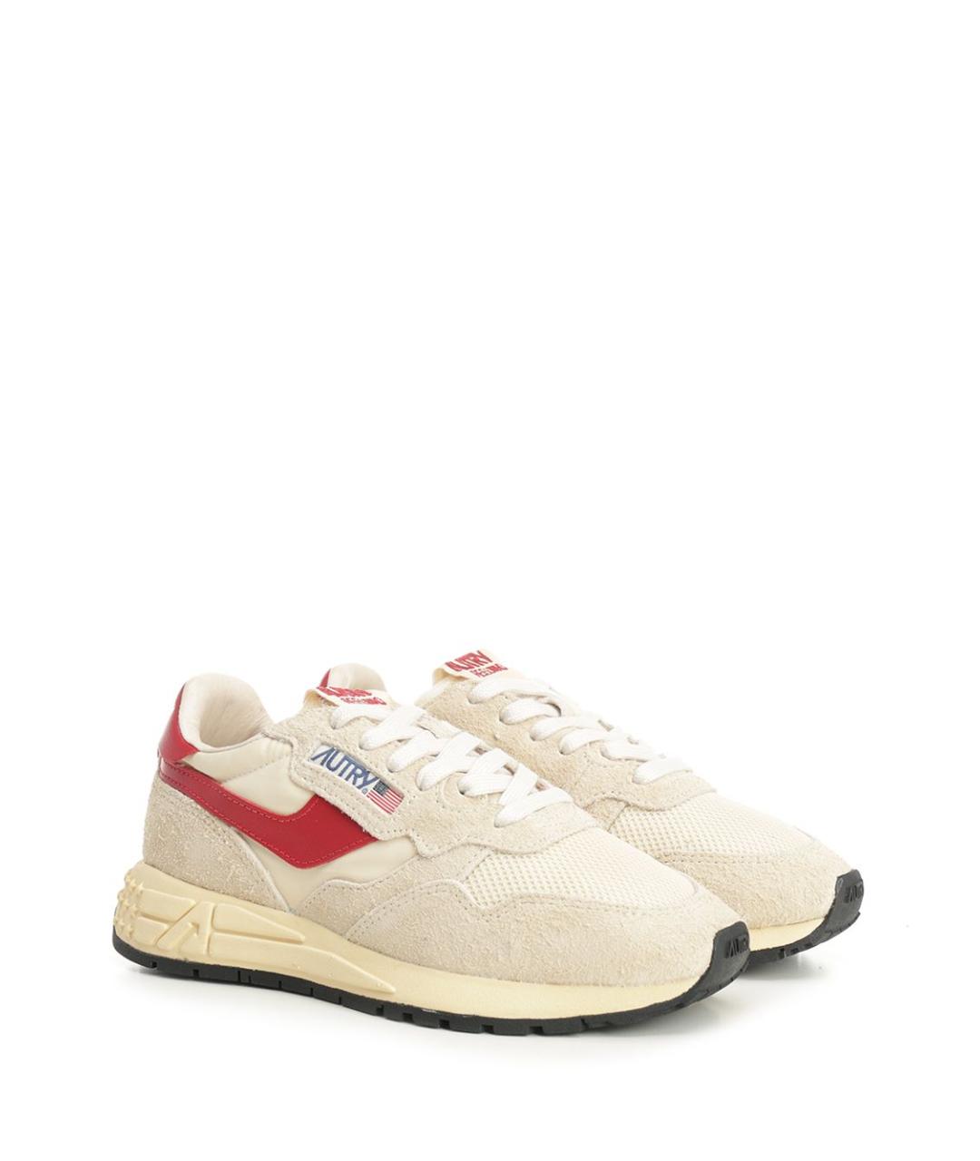 AUTRY Бежевые замшевые кроссовки, фото 2