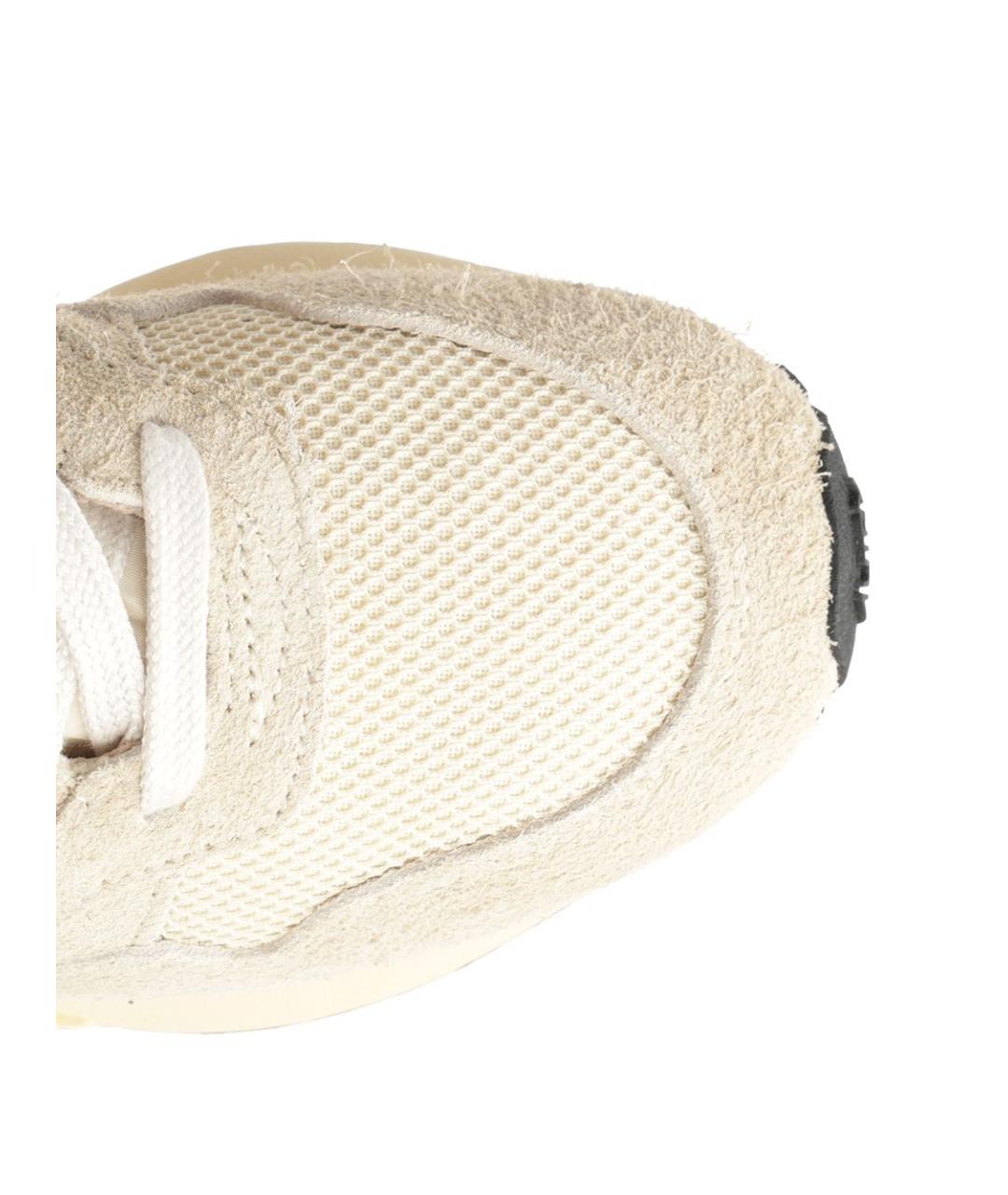 AUTRY Бежевые замшевые кроссовки, фото 4