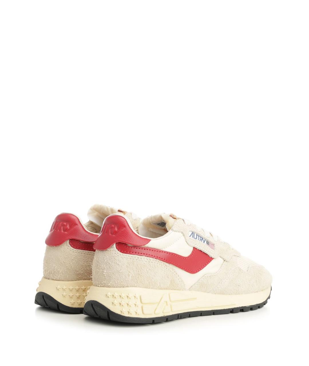 AUTRY Бежевые замшевые кроссовки, фото 3