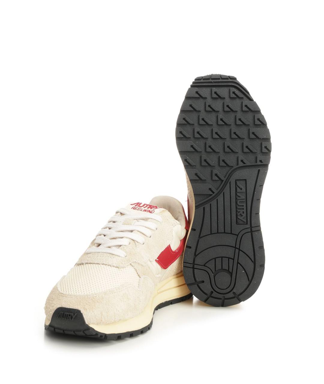 AUTRY Бежевые замшевые кроссовки, фото 5