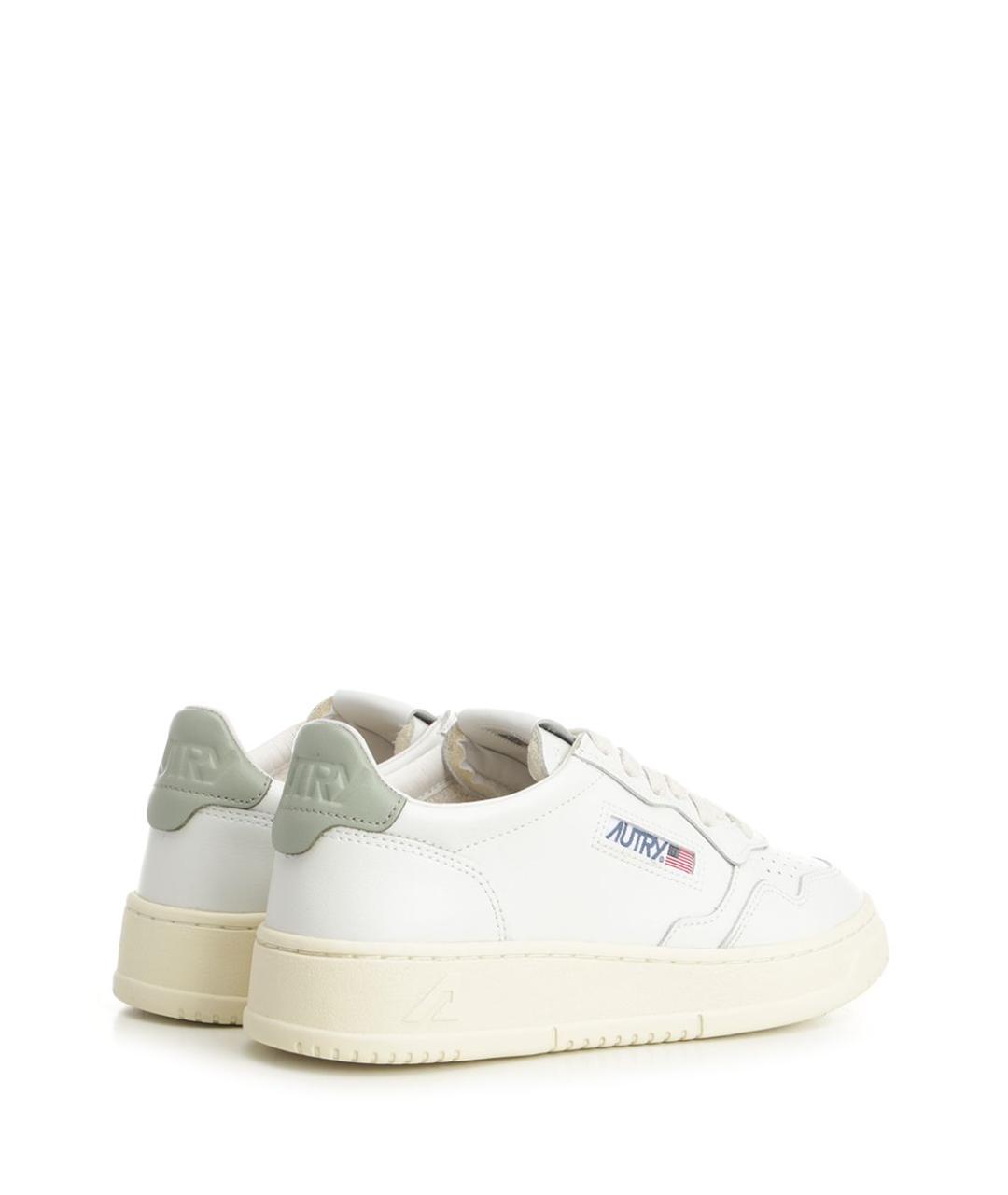 AUTRY Белые кожаные кроссовки, фото 3