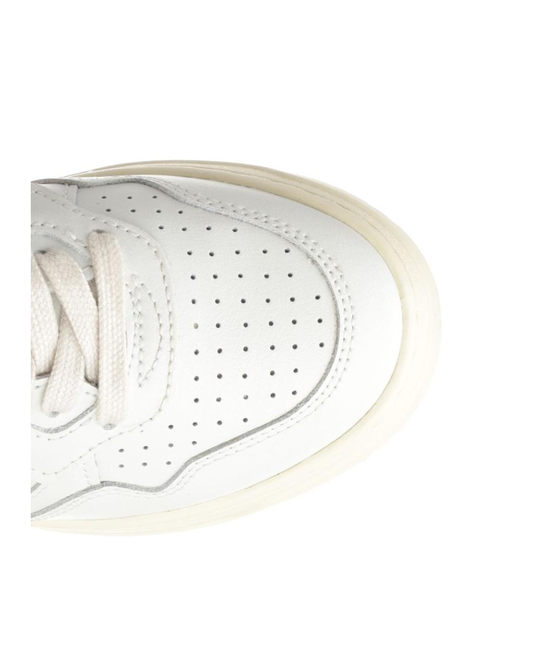 AUTRY Белые кожаные кроссовки, фото 4