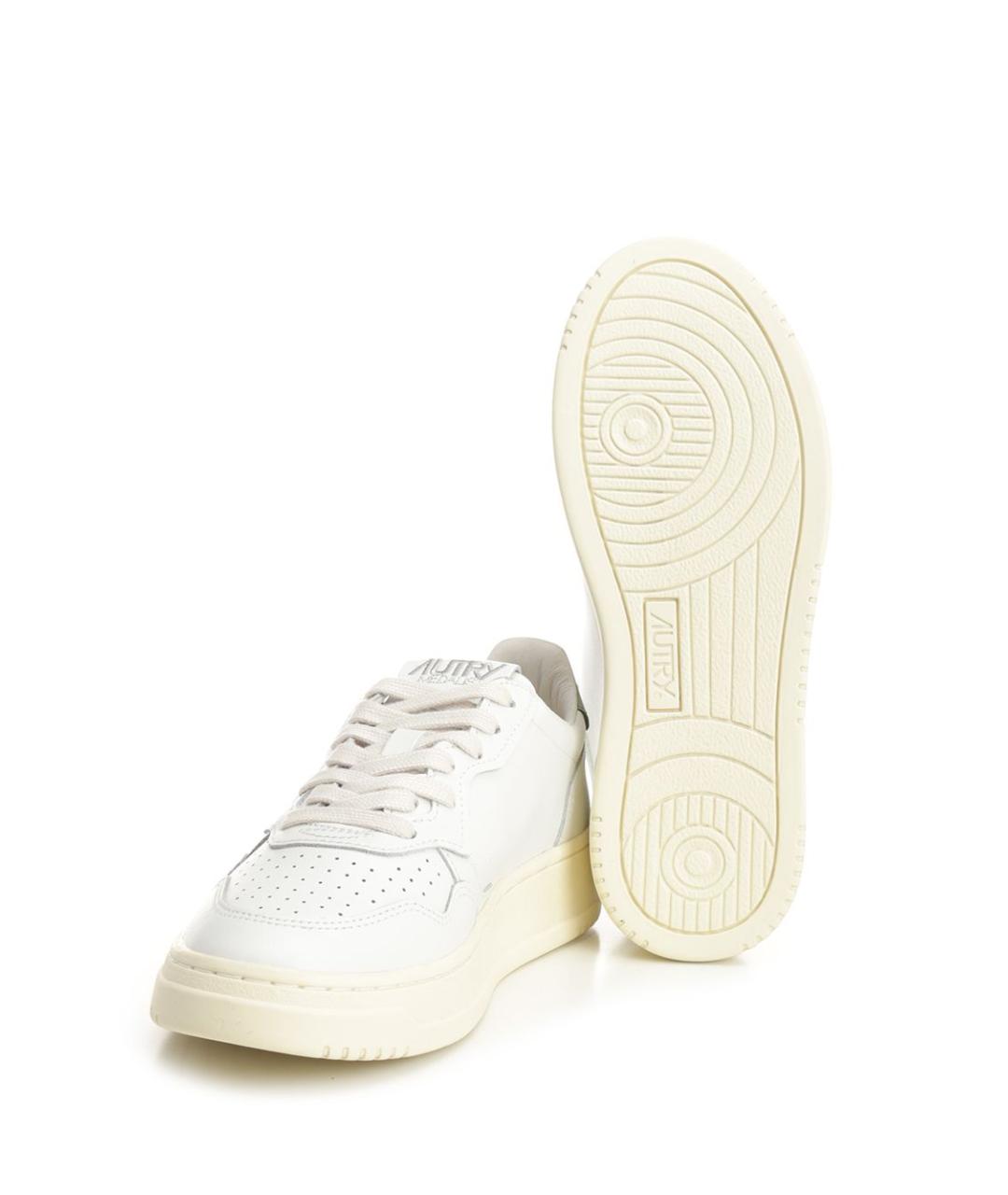 AUTRY Белые кожаные кроссовки, фото 5