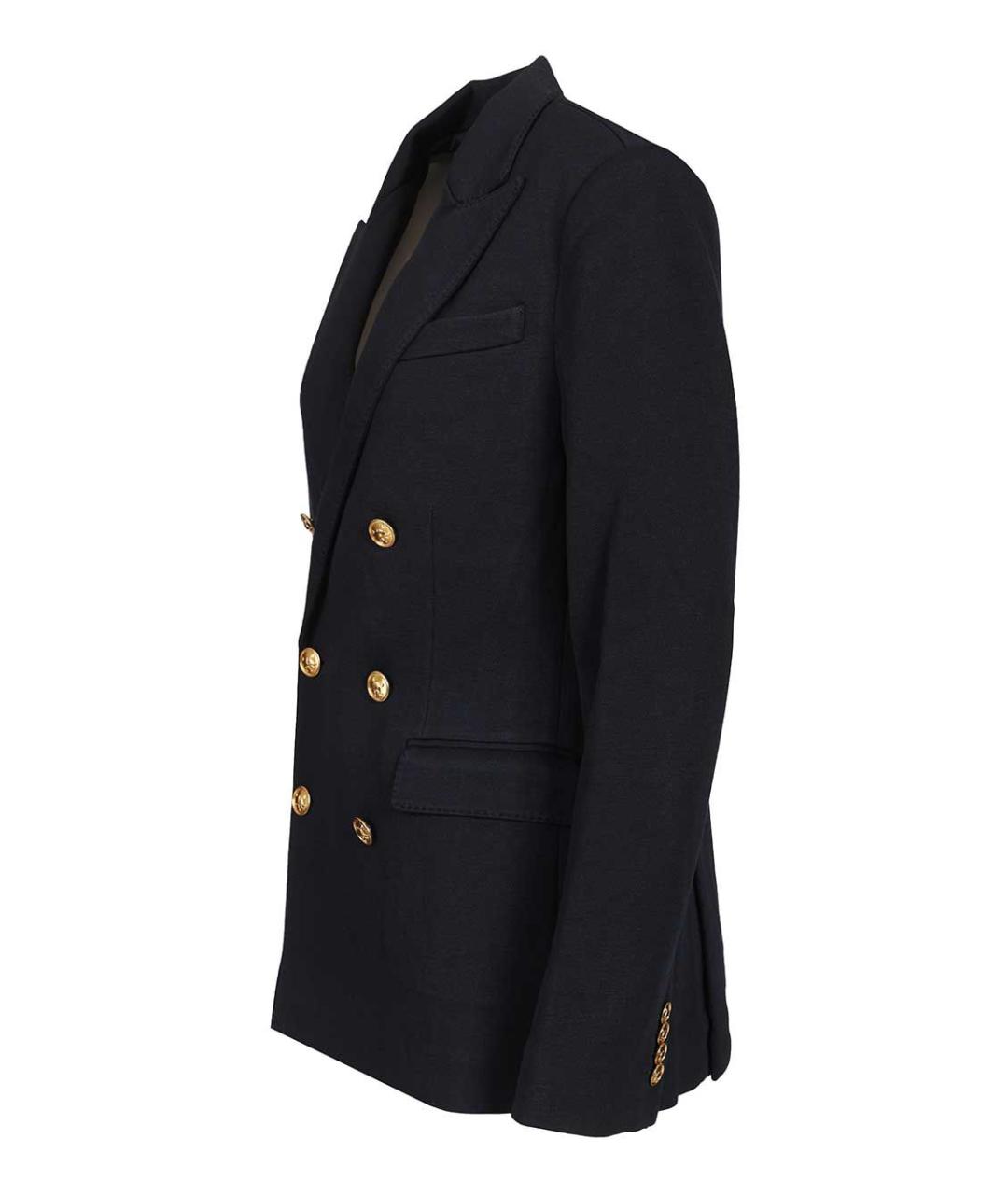 POLO RALPH LAUREN Темно-синий полиэстеровый жакет/пиджак, фото 3
