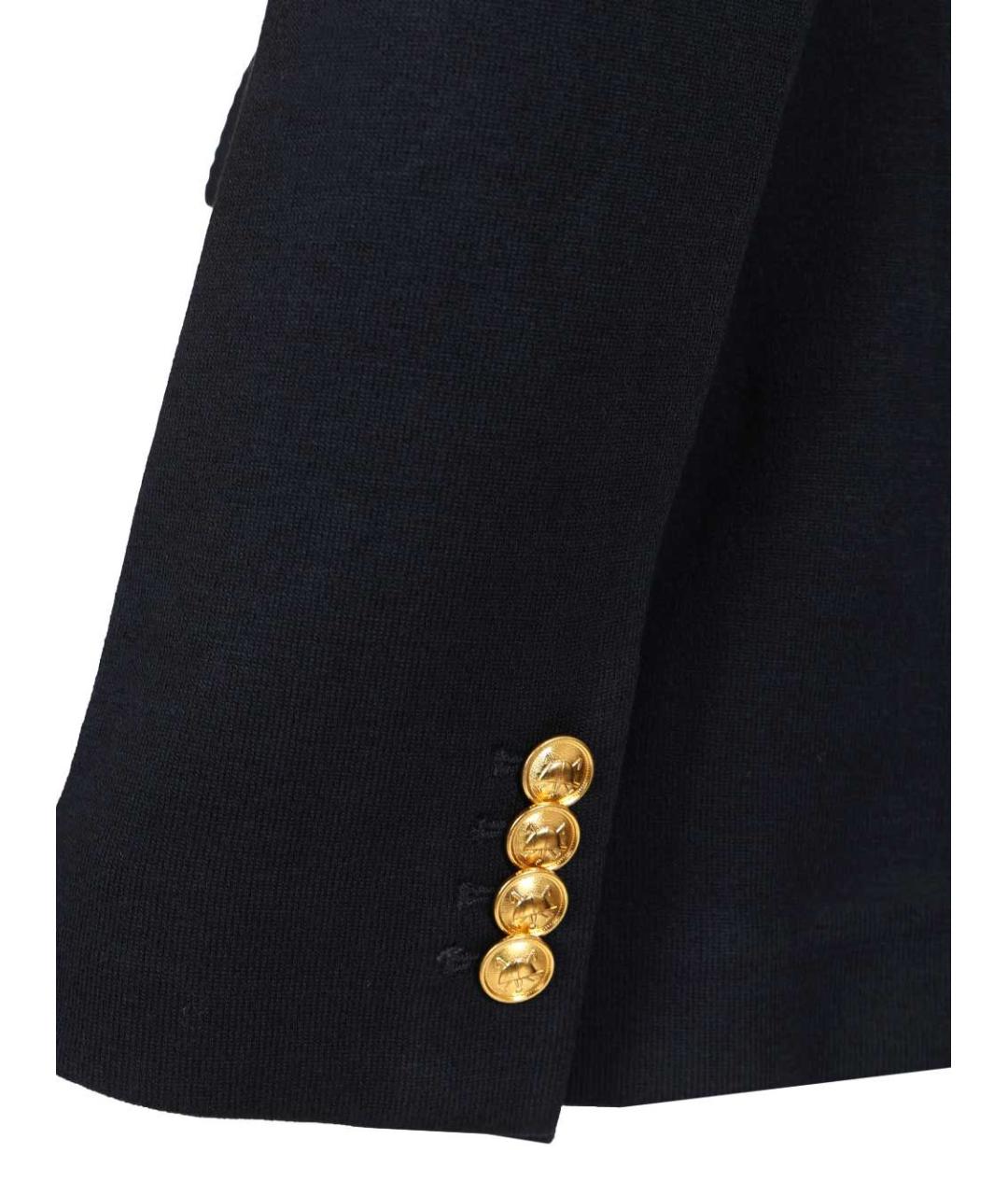 POLO RALPH LAUREN Темно-синий полиэстеровый жакет/пиджак, фото 5