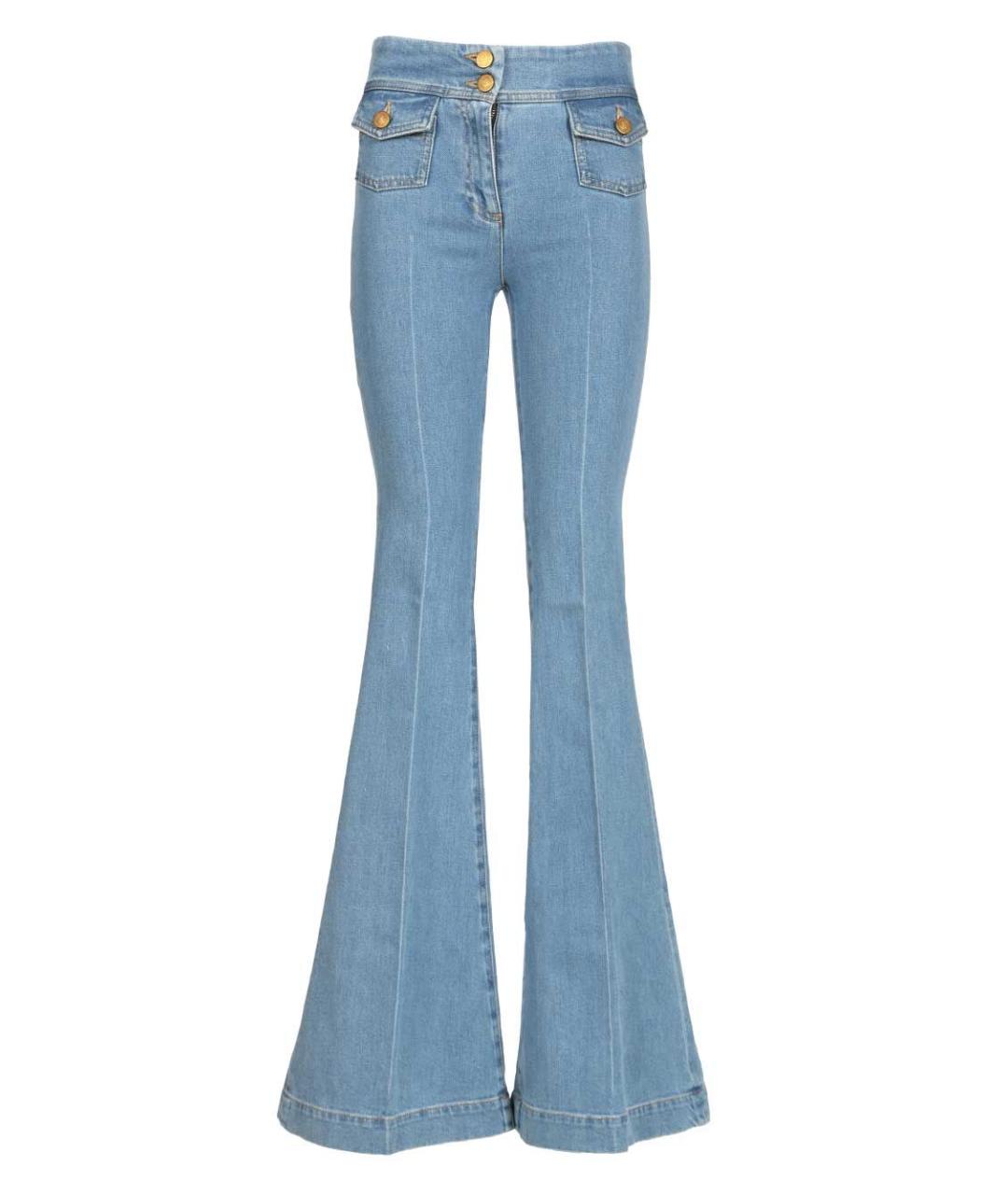 SEAFARER Голубые хлопковые джинсы клеш, фото 1