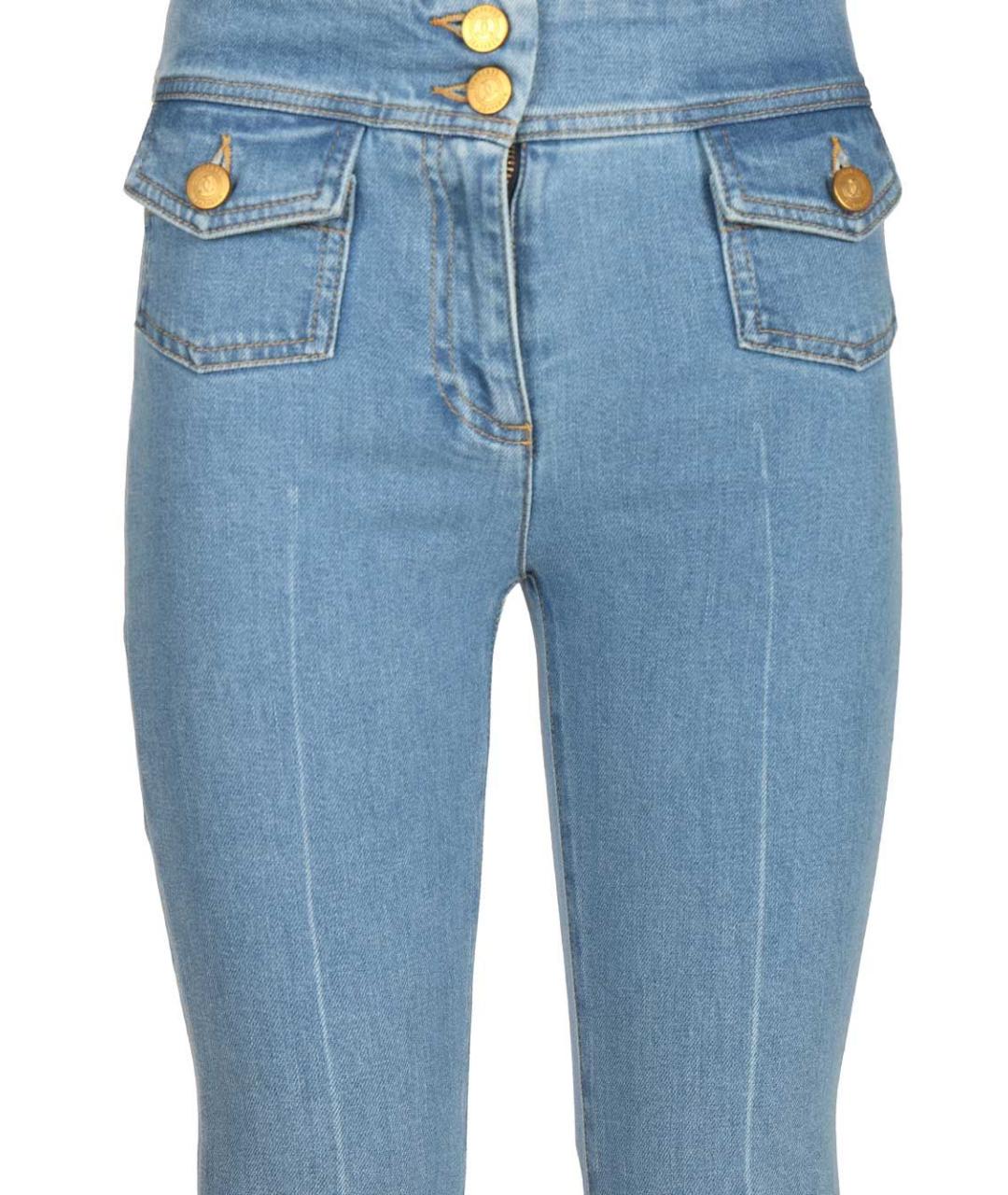 SEAFARER Голубые хлопковые джинсы клеш, фото 4