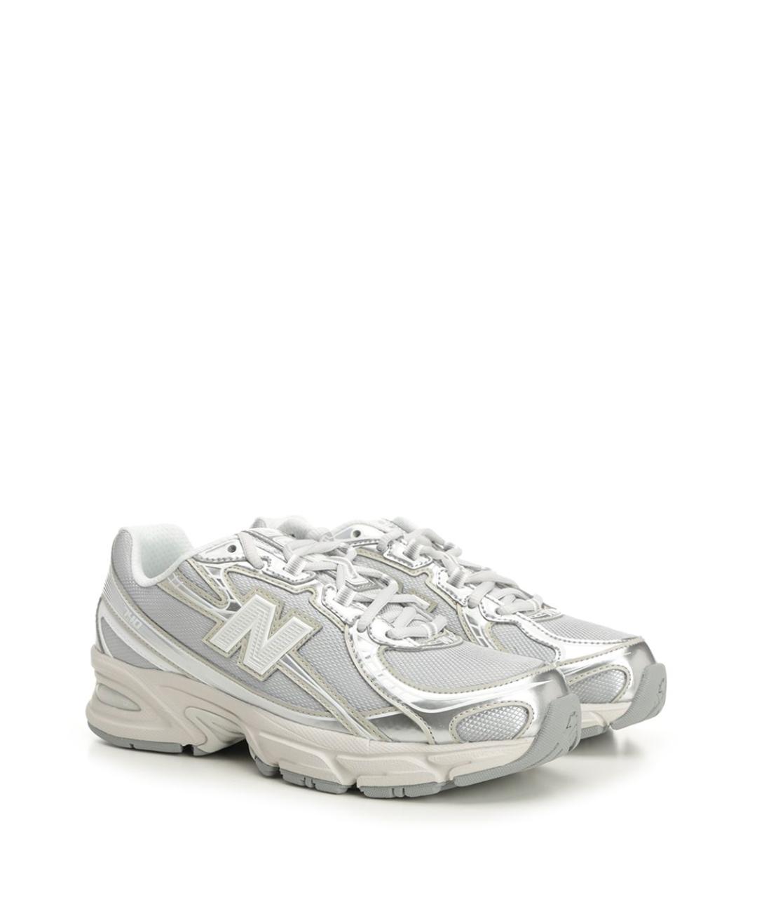 NEW BALANCE Серые низкие кроссовки / кеды, фото 3