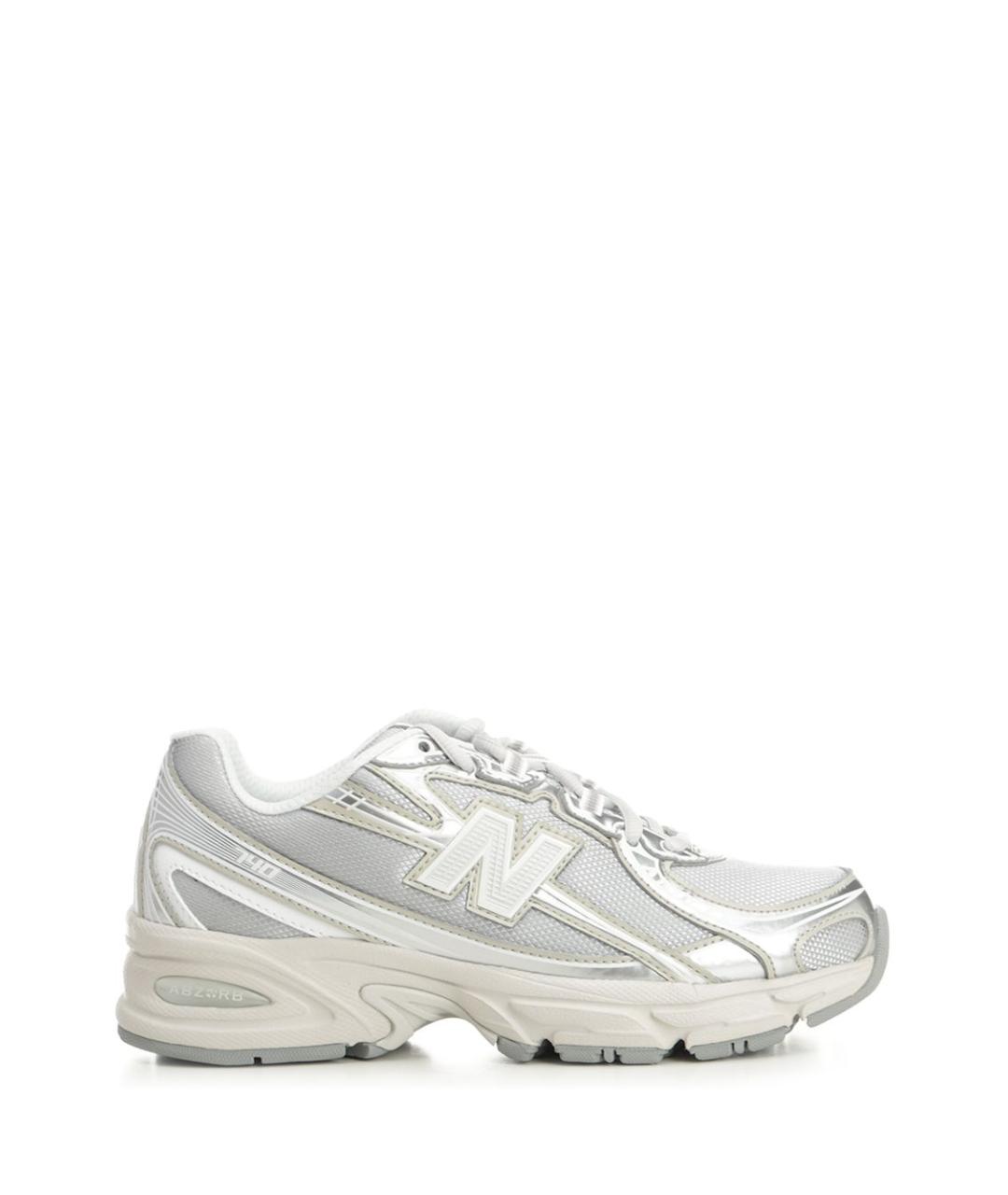 NEW BALANCE Серые низкие кроссовки / кеды, фото 1