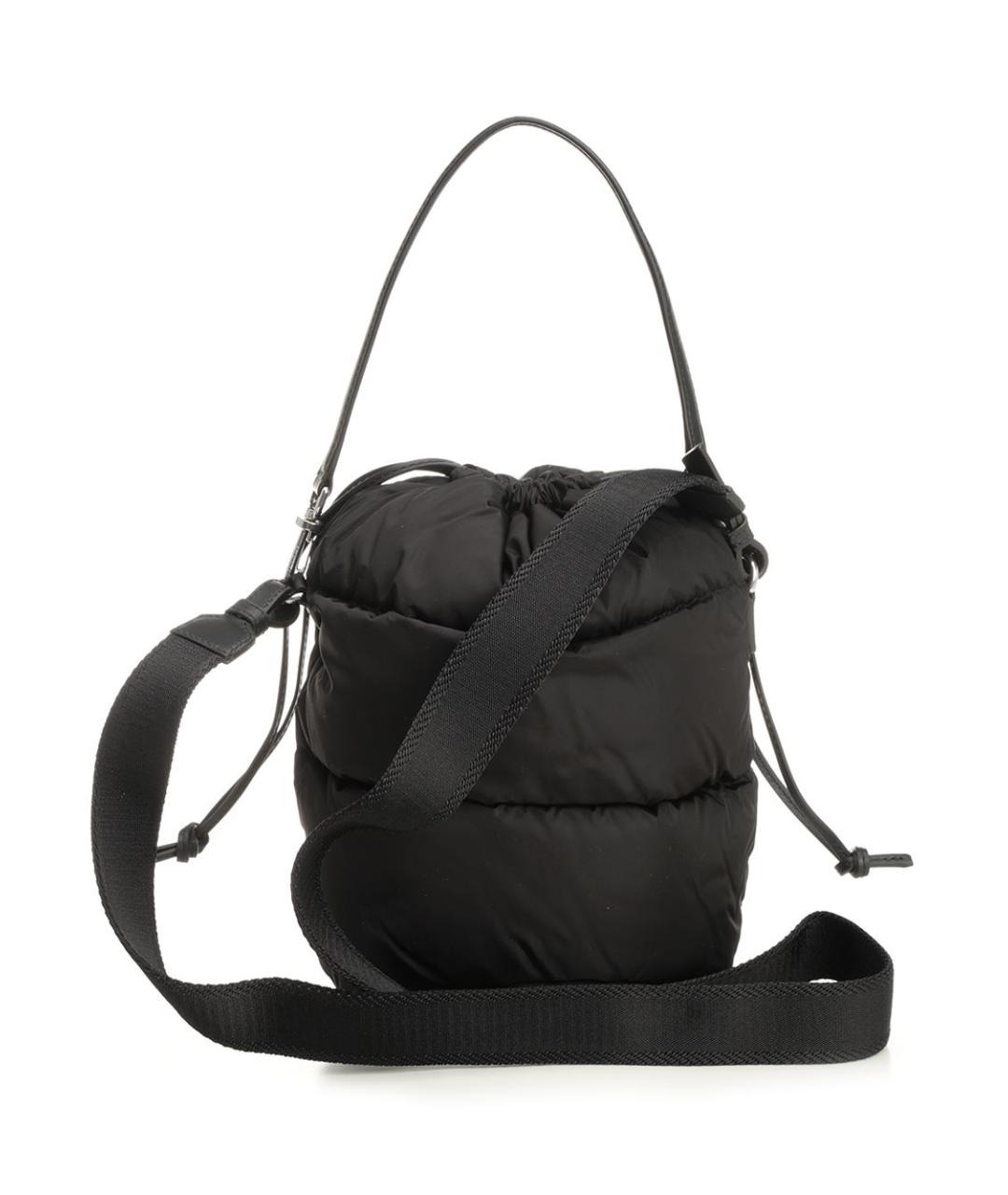 MONCLER Черная тканевая сумка через плечо, фото 3