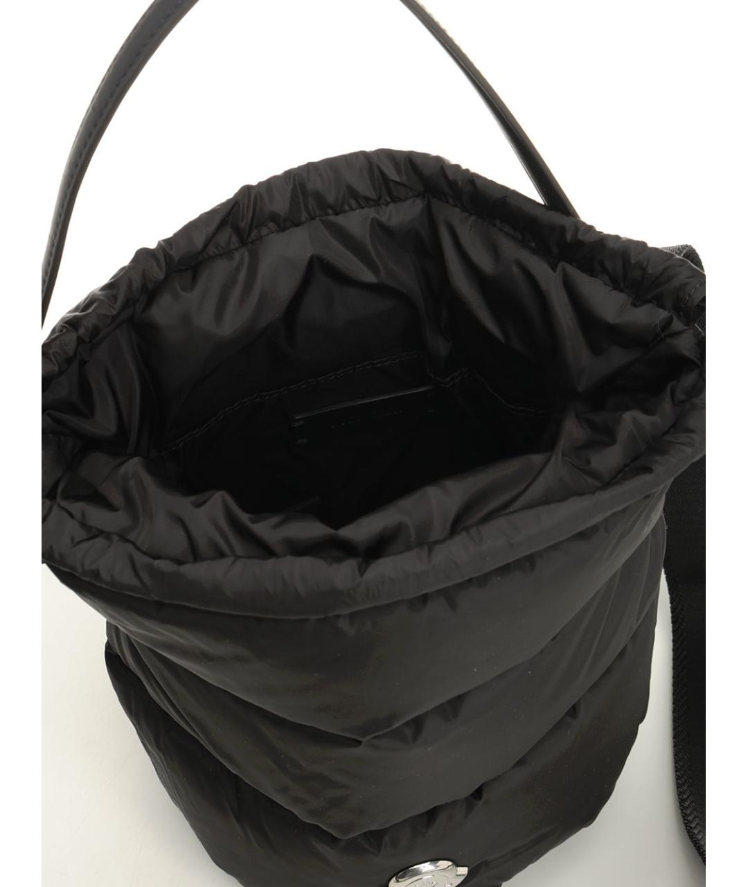 MONCLER Черная тканевая сумка через плечо, фото 4