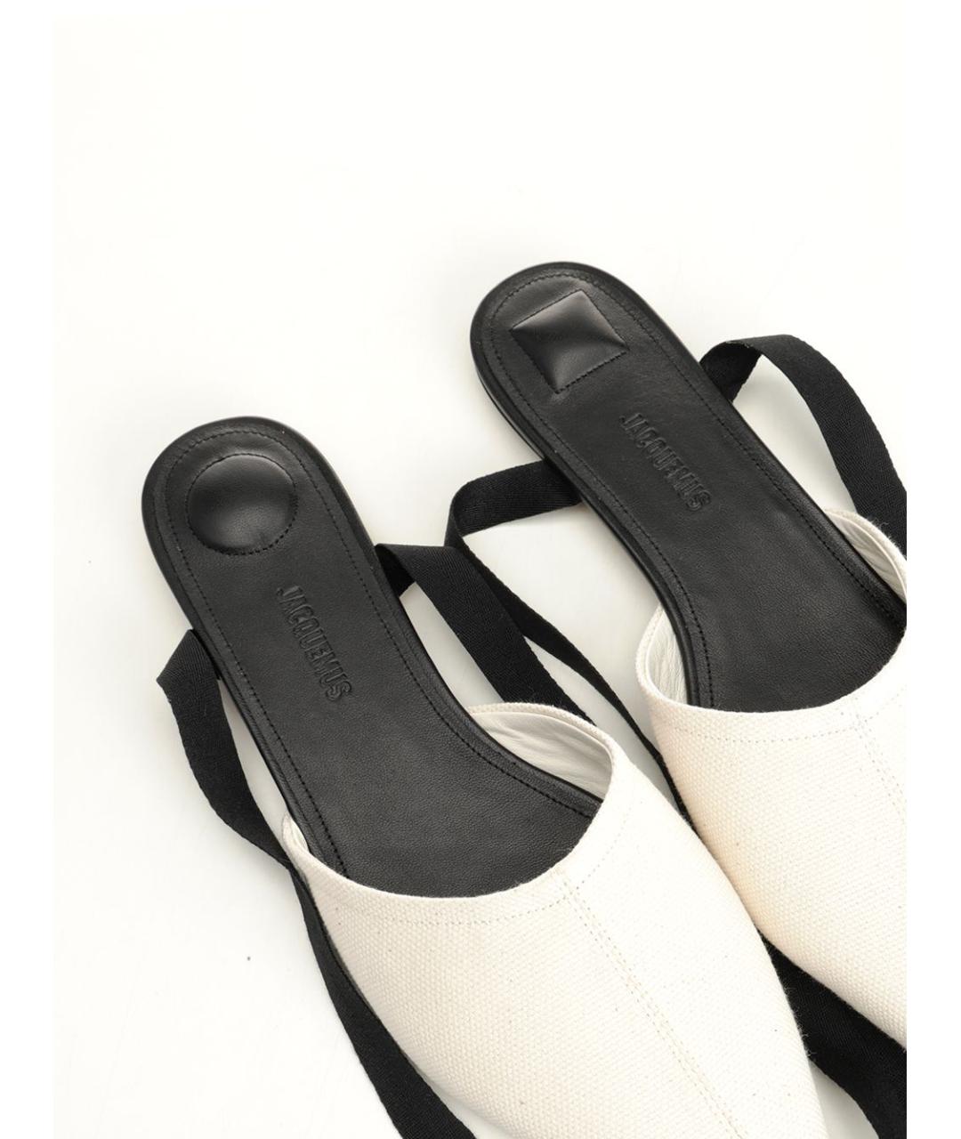 JACQUEMUS Мульти текстильные балетки, фото 5