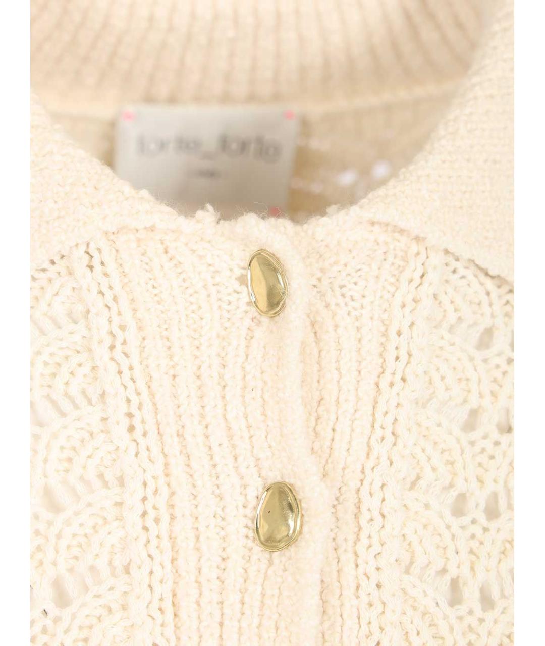 FORTE FORTE Бежевая хлопковая футболка, фото 4