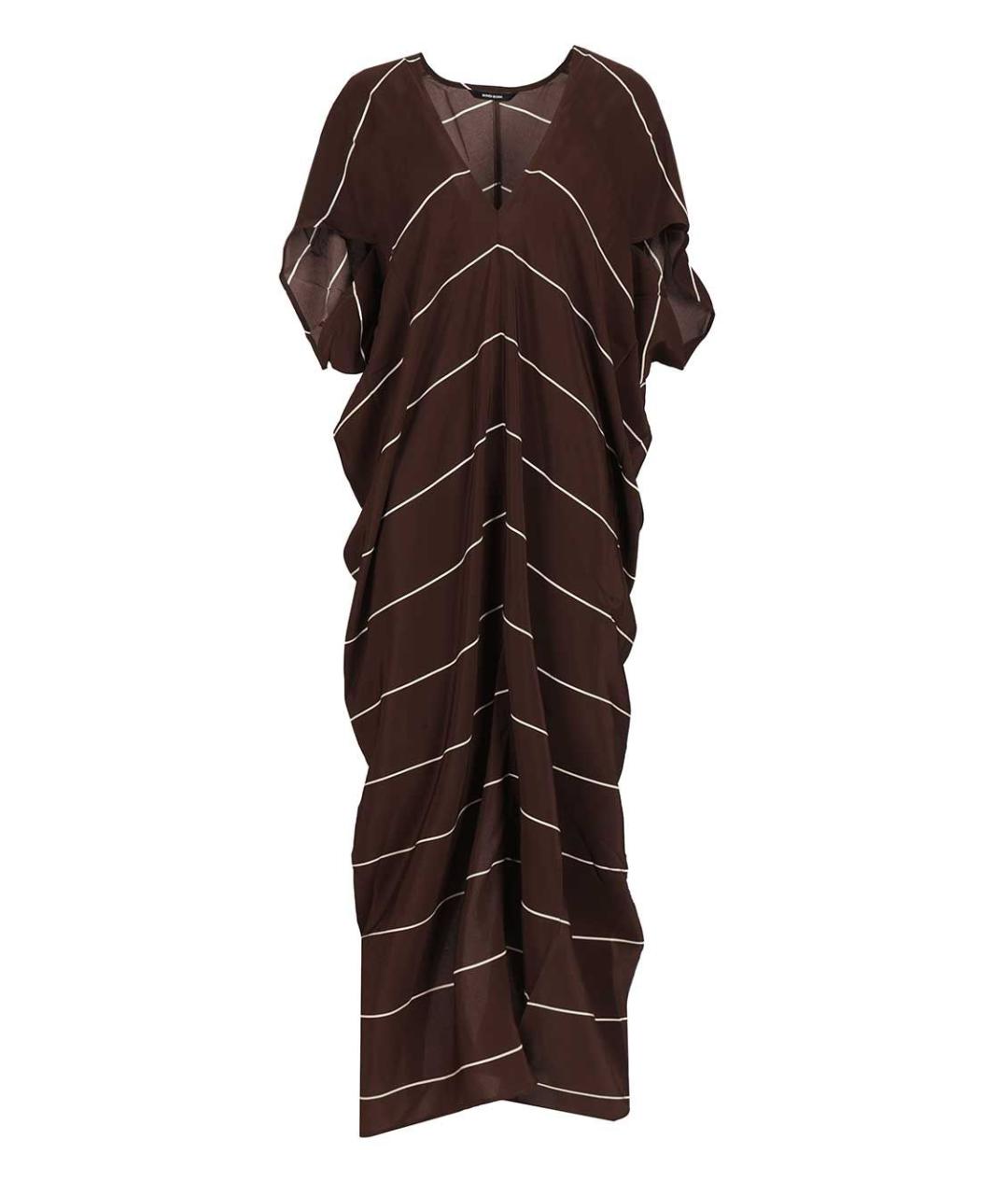 BONDI BORN Коричневая шелковая туника, фото 1