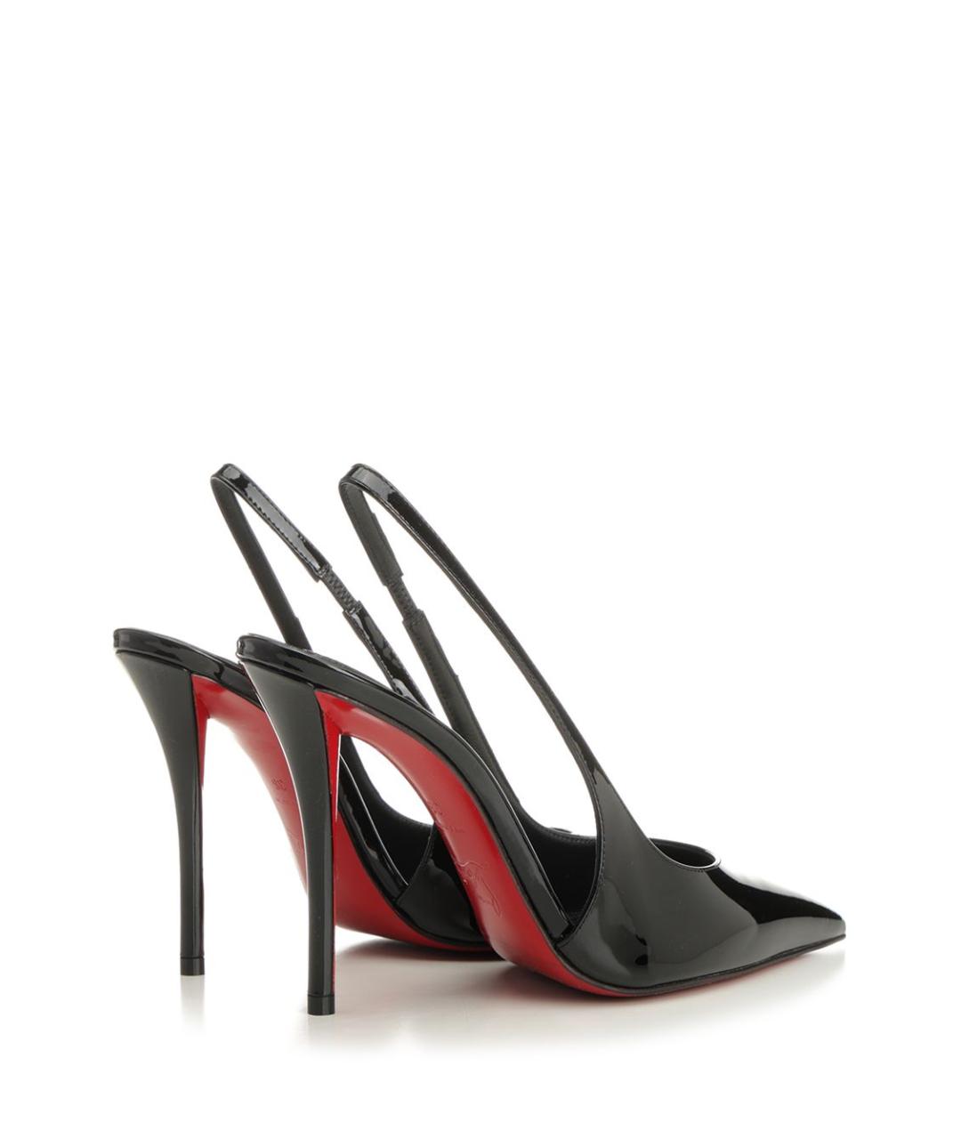 CHRISTIAN LOUBOUTIN Черные туфли из лакированной кожи, фото 2