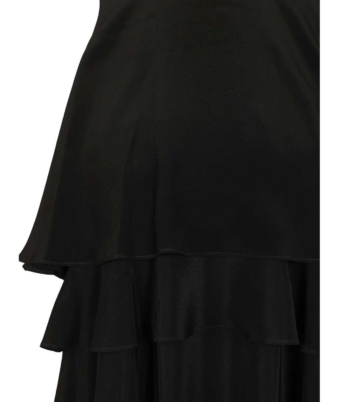 Ami Paris Черное ацетатное повседневное платье, фото 4