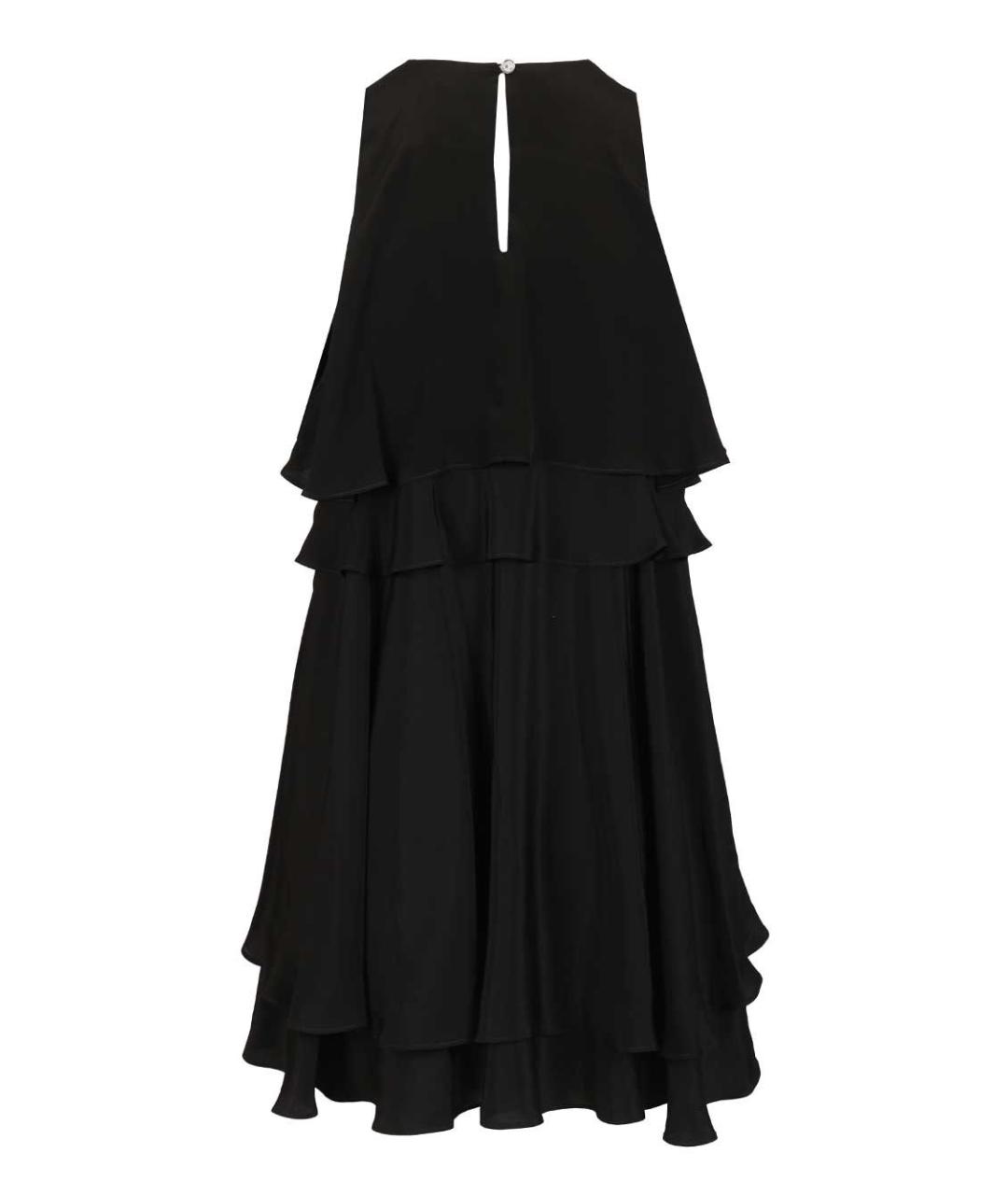 Ami Paris Черное ацетатное повседневное платье, фото 2