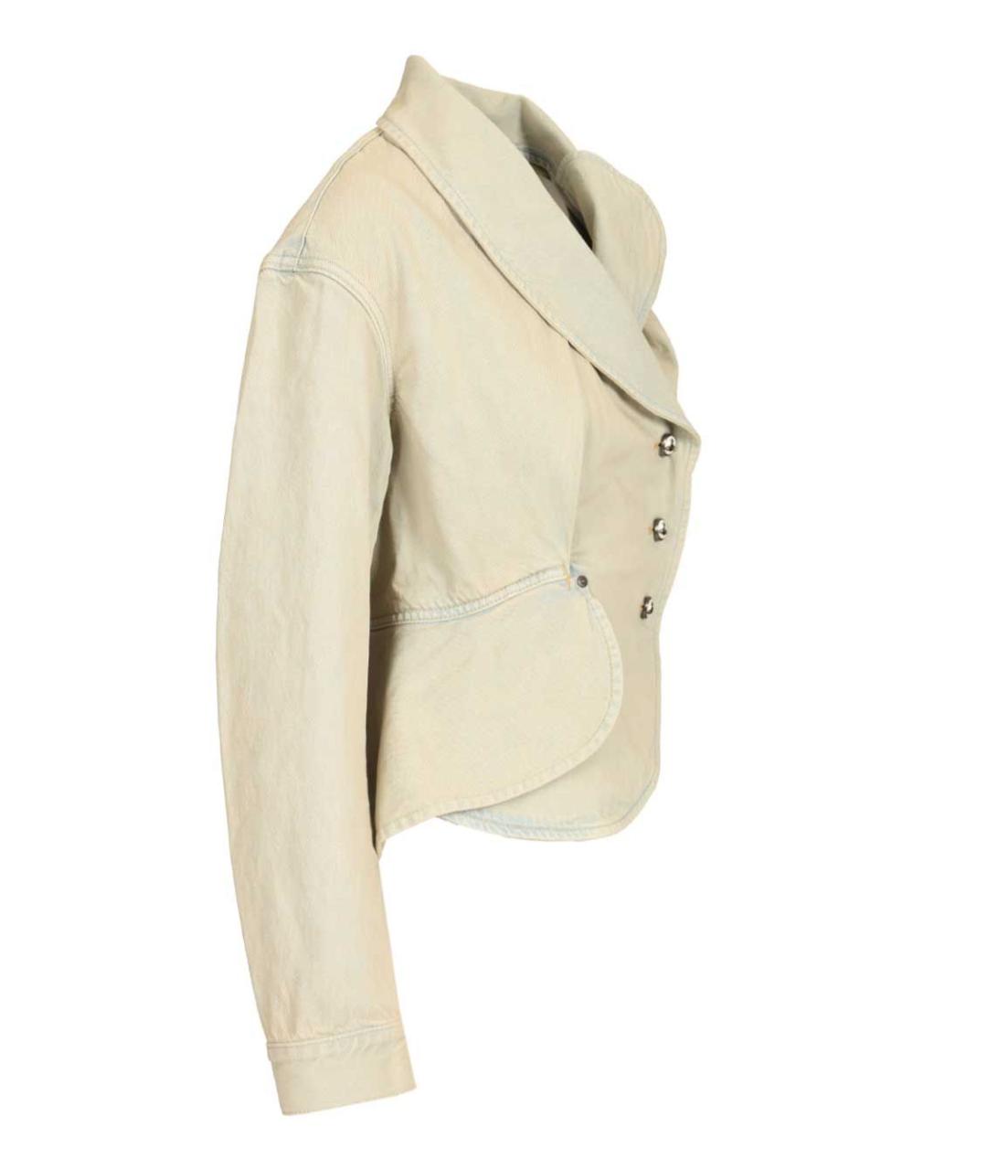 VIVIENNE WESTWOOD Голубой хлопковый жакет/пиджак, фото 3