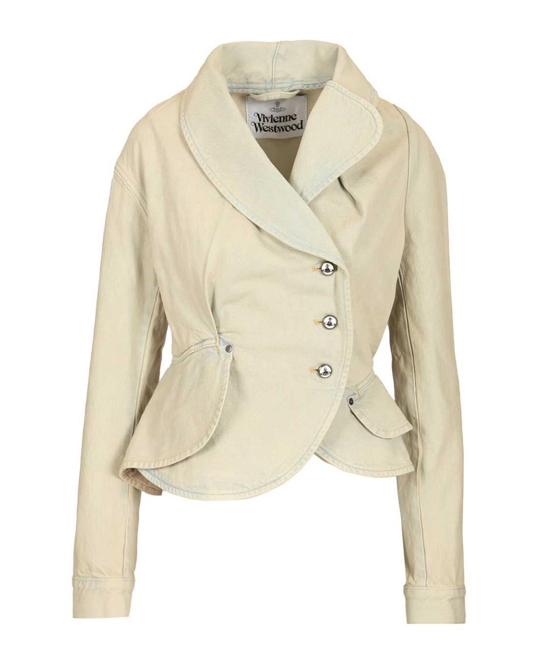 VIVIENNE WESTWOOD Голубой хлопковый жакет/пиджак, фото 1