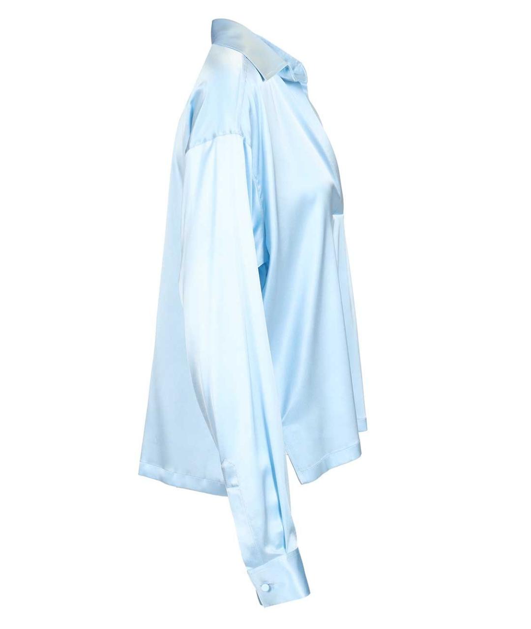 TOM FORD Голубая шелковая рубашка, фото 3