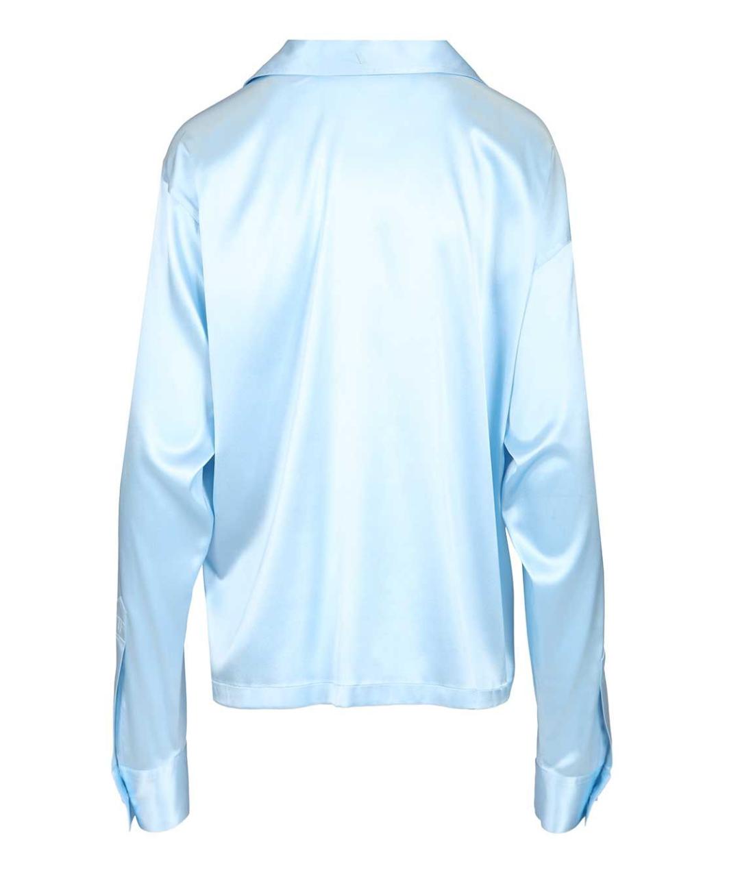 TOM FORD Голубая шелковая рубашка, фото 2