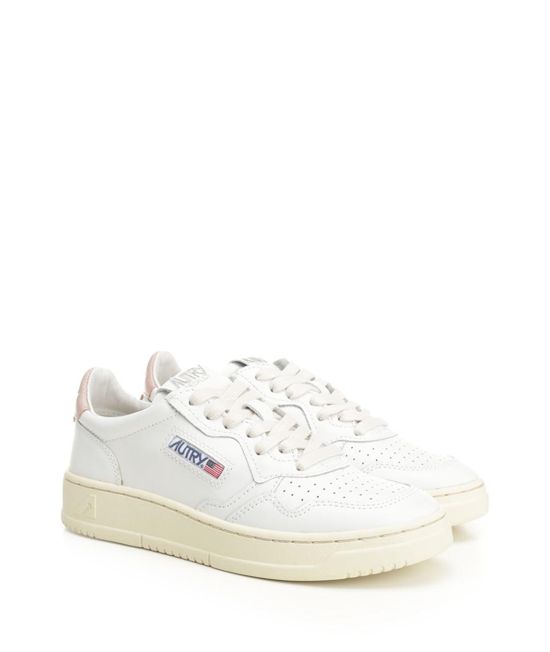 AUTRY Белые кожаные кроссовки, фото 2