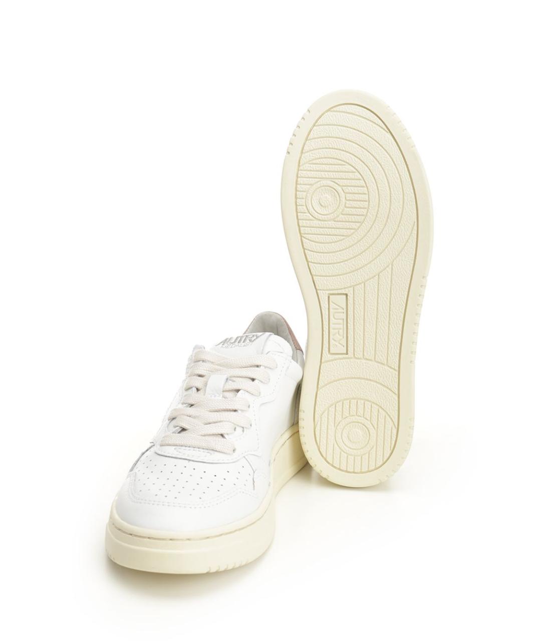 AUTRY Белые кожаные кроссовки, фото 5