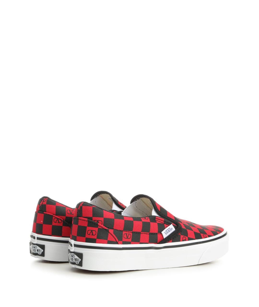 VALENTINO Красные текстильные слипоны, фото 3