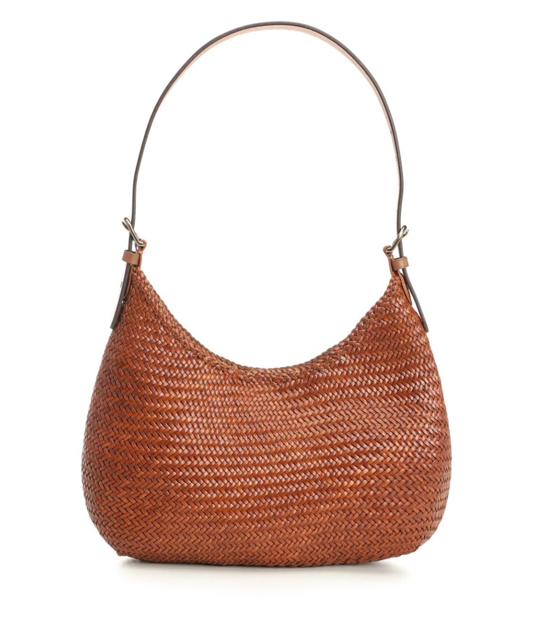 Dragon Diffusion Коричневая кожаная сумка через плечо, фото 1