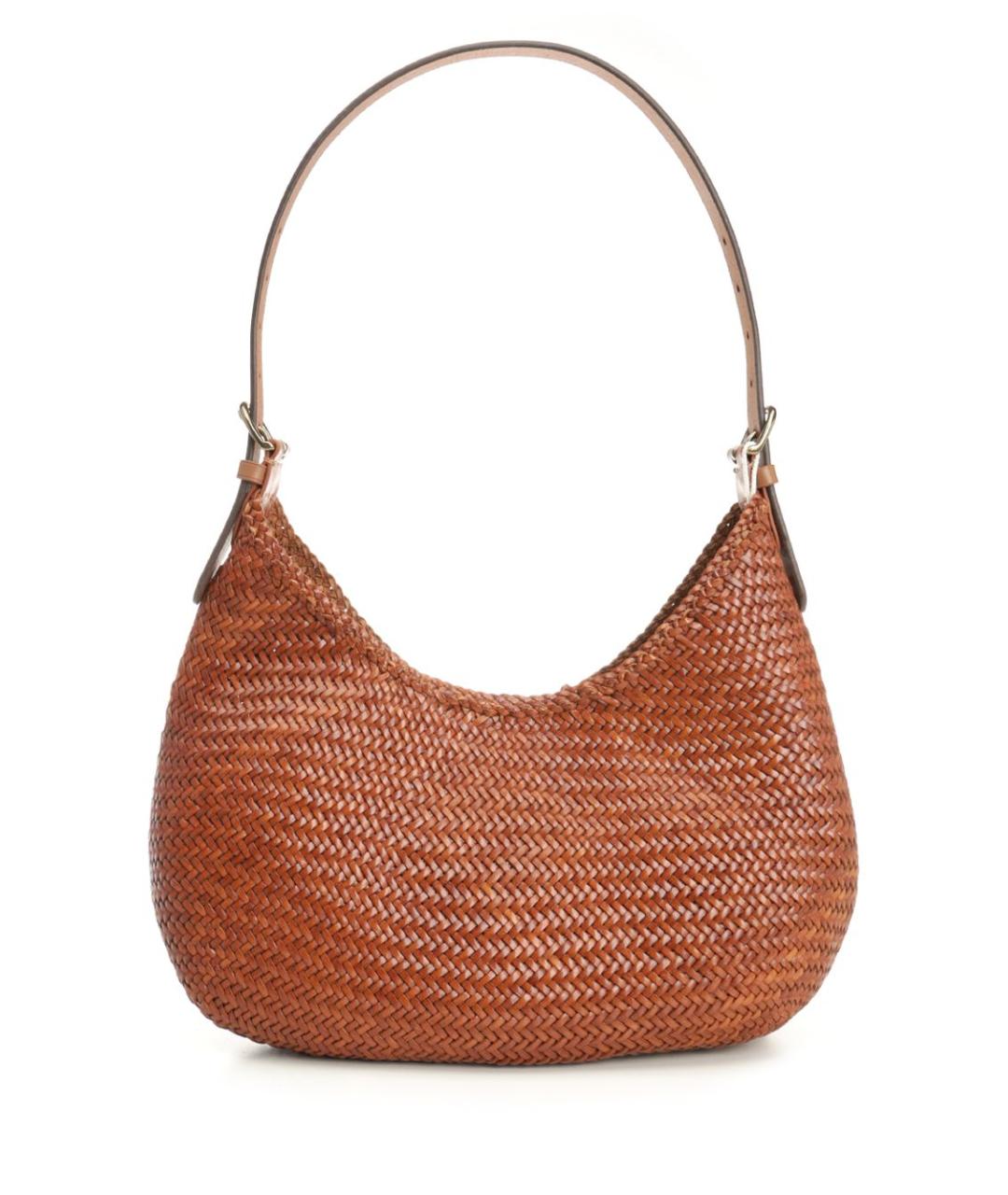 Dragon Diffusion Коричневая кожаная сумка через плечо, фото 3