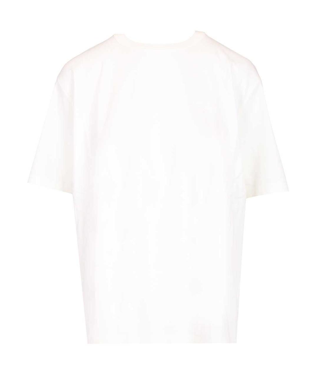 JACQUEMUS Белая хлопковая футболка, фото 1