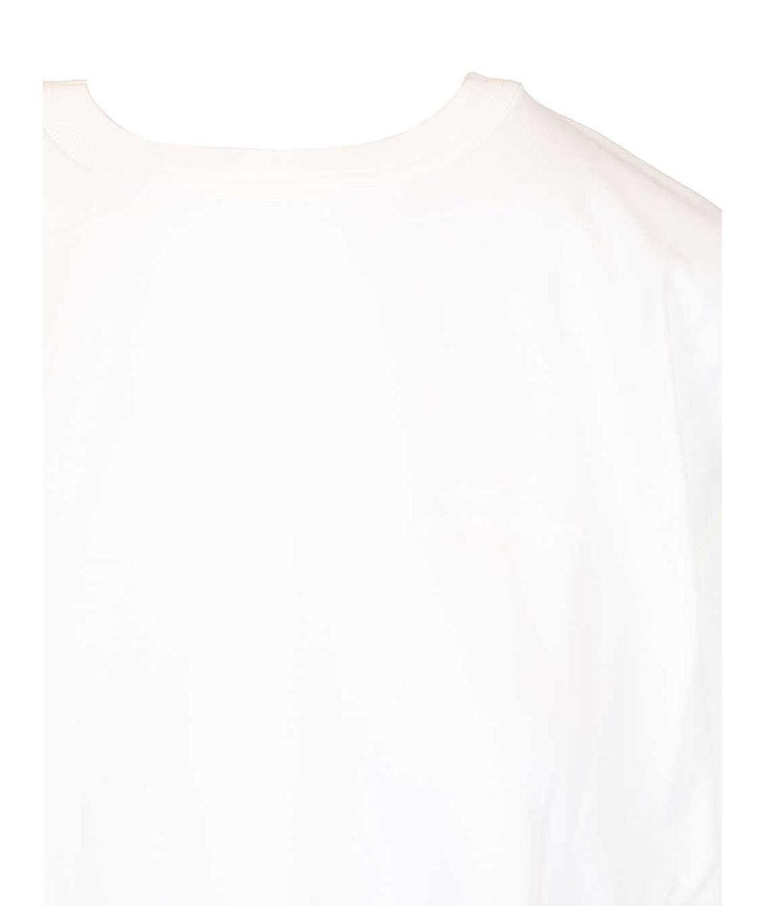 JACQUEMUS Белая хлопковая футболка, фото 3