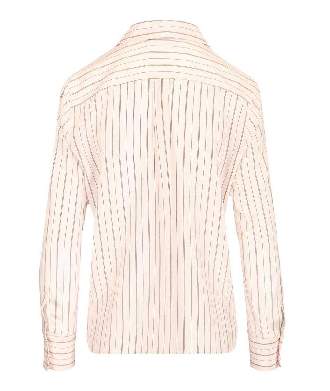 MAX MARA STUDIO Розовая шелковая рубашка, фото 2