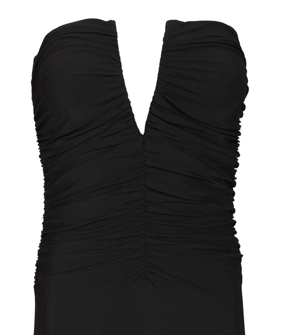 AMAZUIN Черное полиамидовое платье, фото 4