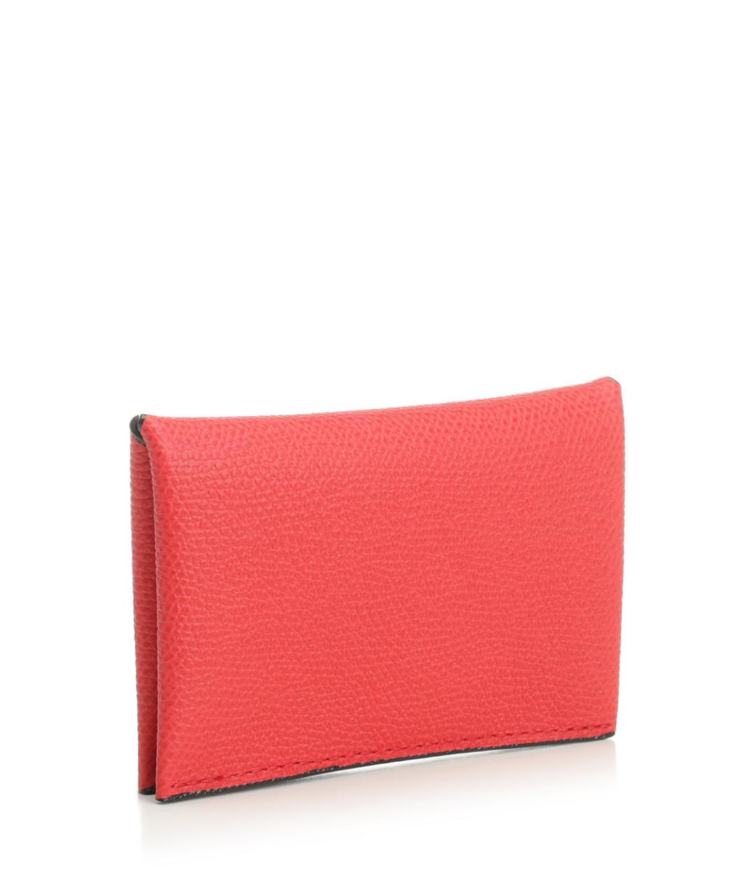 VALEXTRA Красный кожаный кардхолдер, фото 2