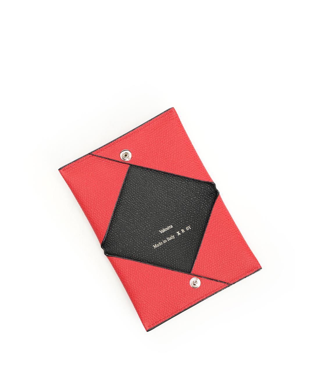 VALEXTRA Красный кожаный кардхолдер, фото 4