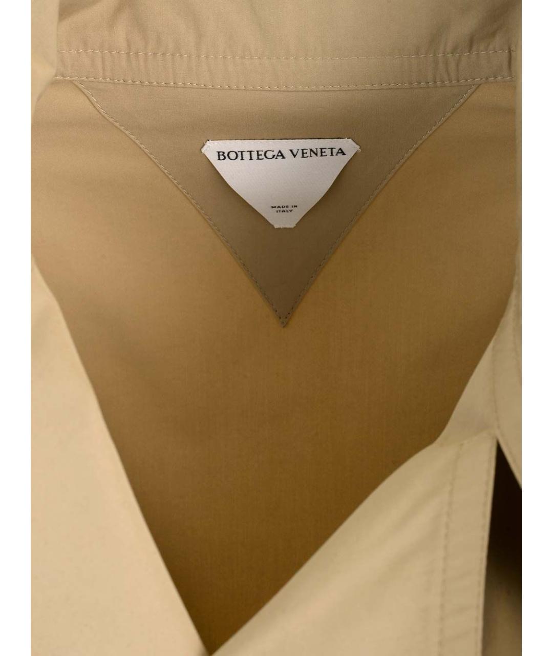 BOTTEGA VENETA Бежевая вискозная куртка, фото 4